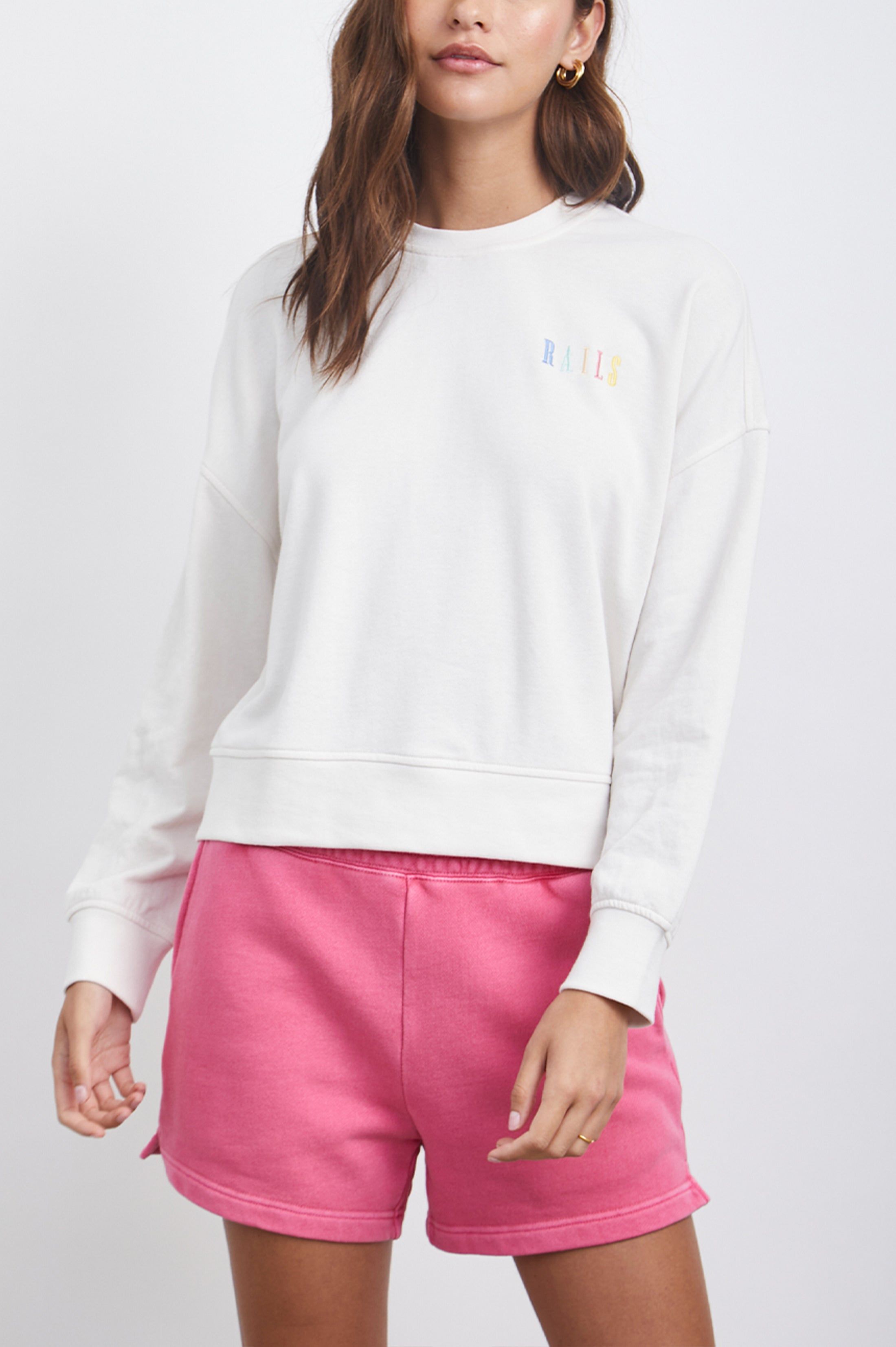 ALICE SWEATSHIRT - WINTER WHITE RAILS sold by Rails