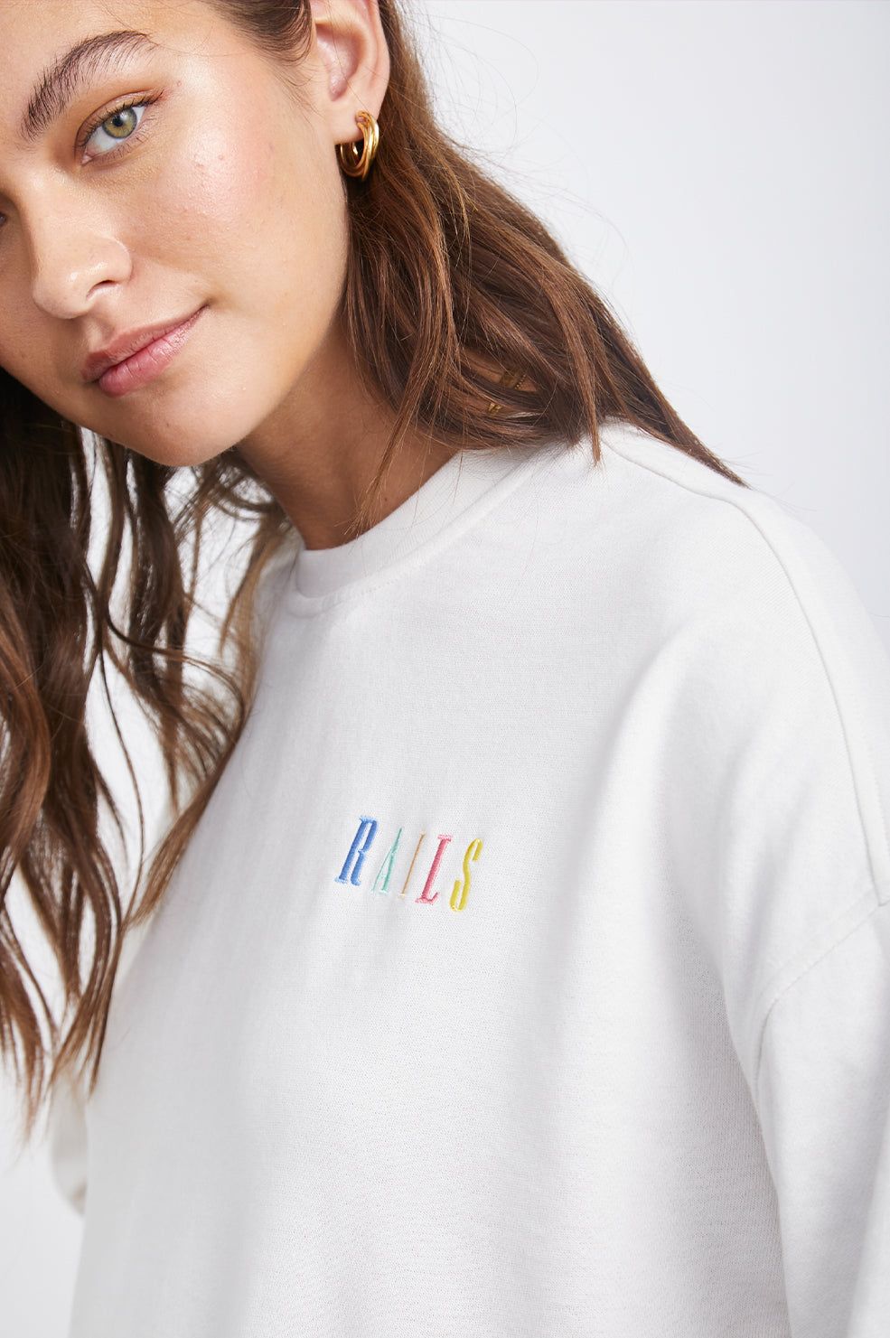 ALICE SWEATSHIRT - WINTER WHITE RAILS sold by Rails product image thumbnail 2