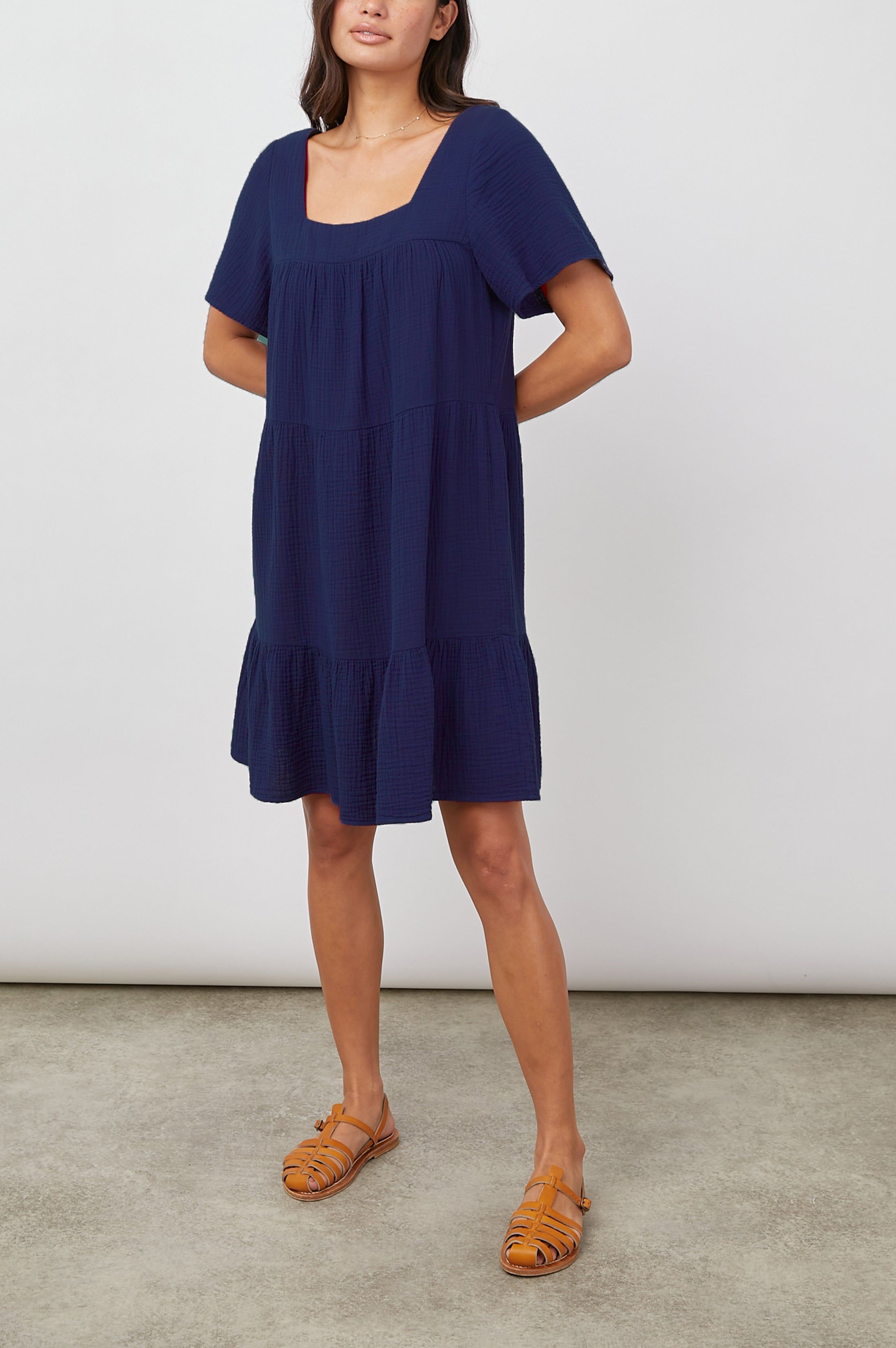 VALENTINA DRESS - ADMIRAL BLUE sold by Rails product image thumbnail 4