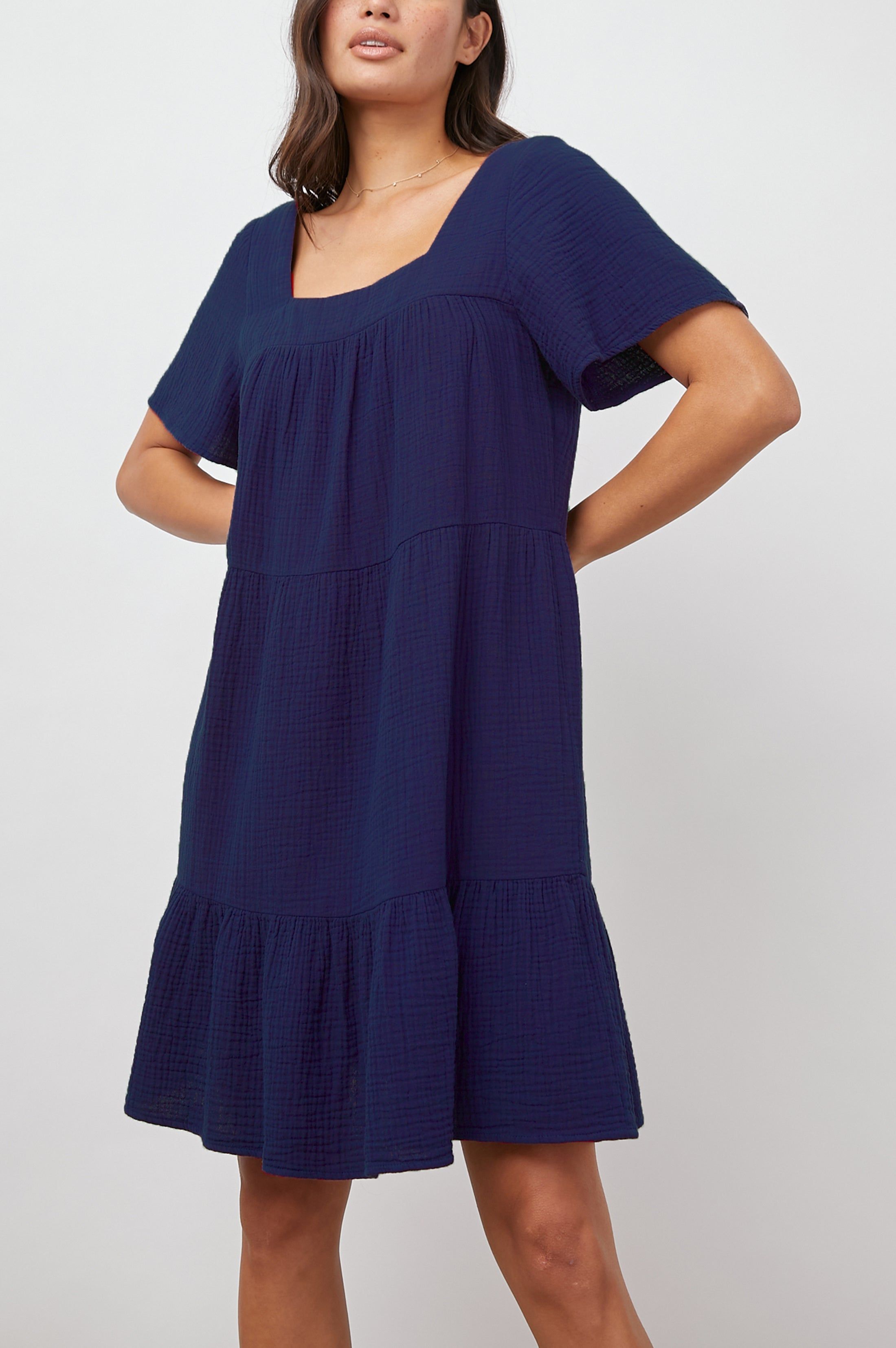 VALENTINA DRESS - ADMIRAL BLUE sold by Rails
