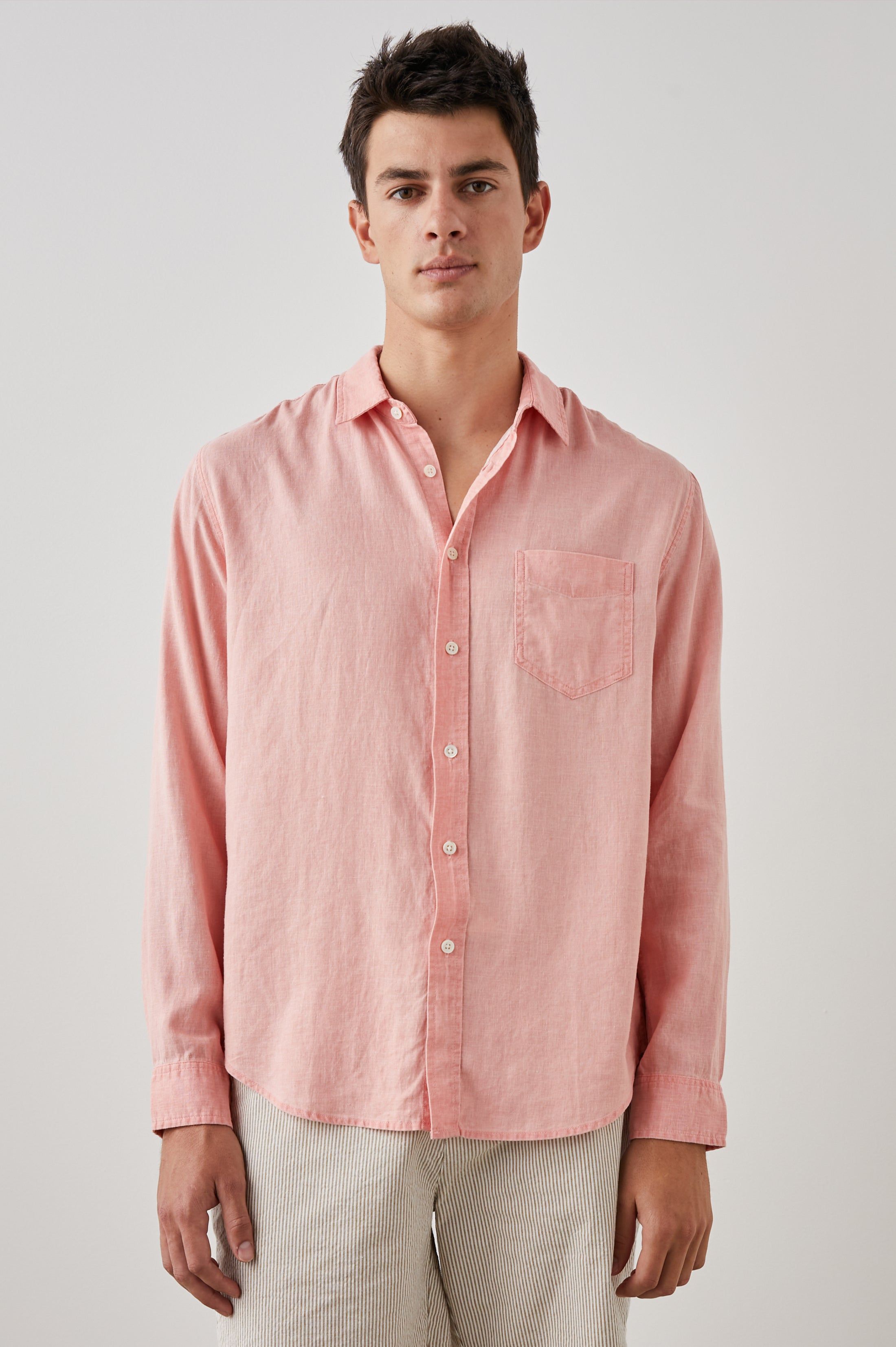 MYKONOS SHIRT - AGATE sold by Rails