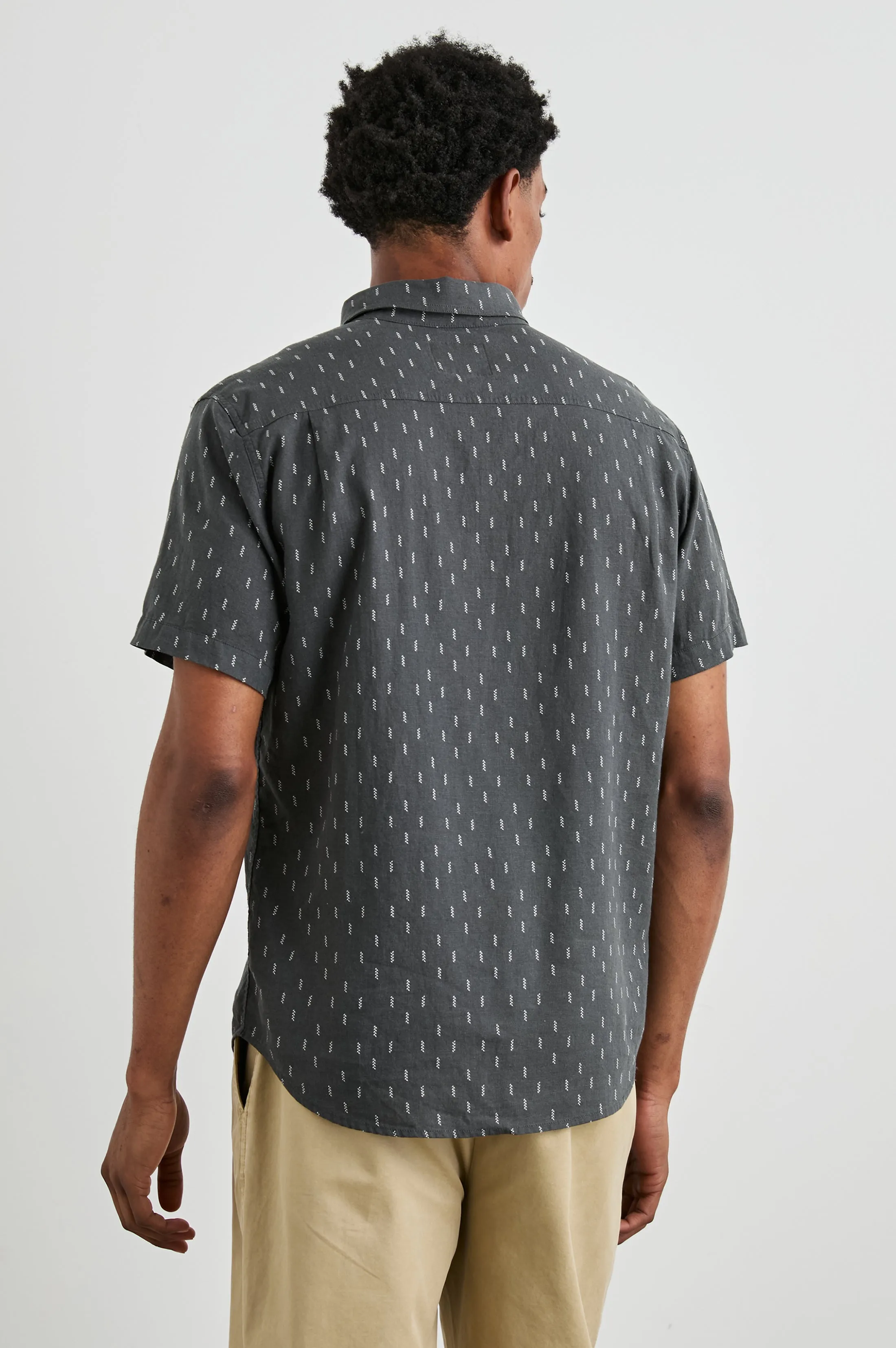CARSON SHIRT - LOUIS LEAF BLACK sold by Rails product image thumbnail 5