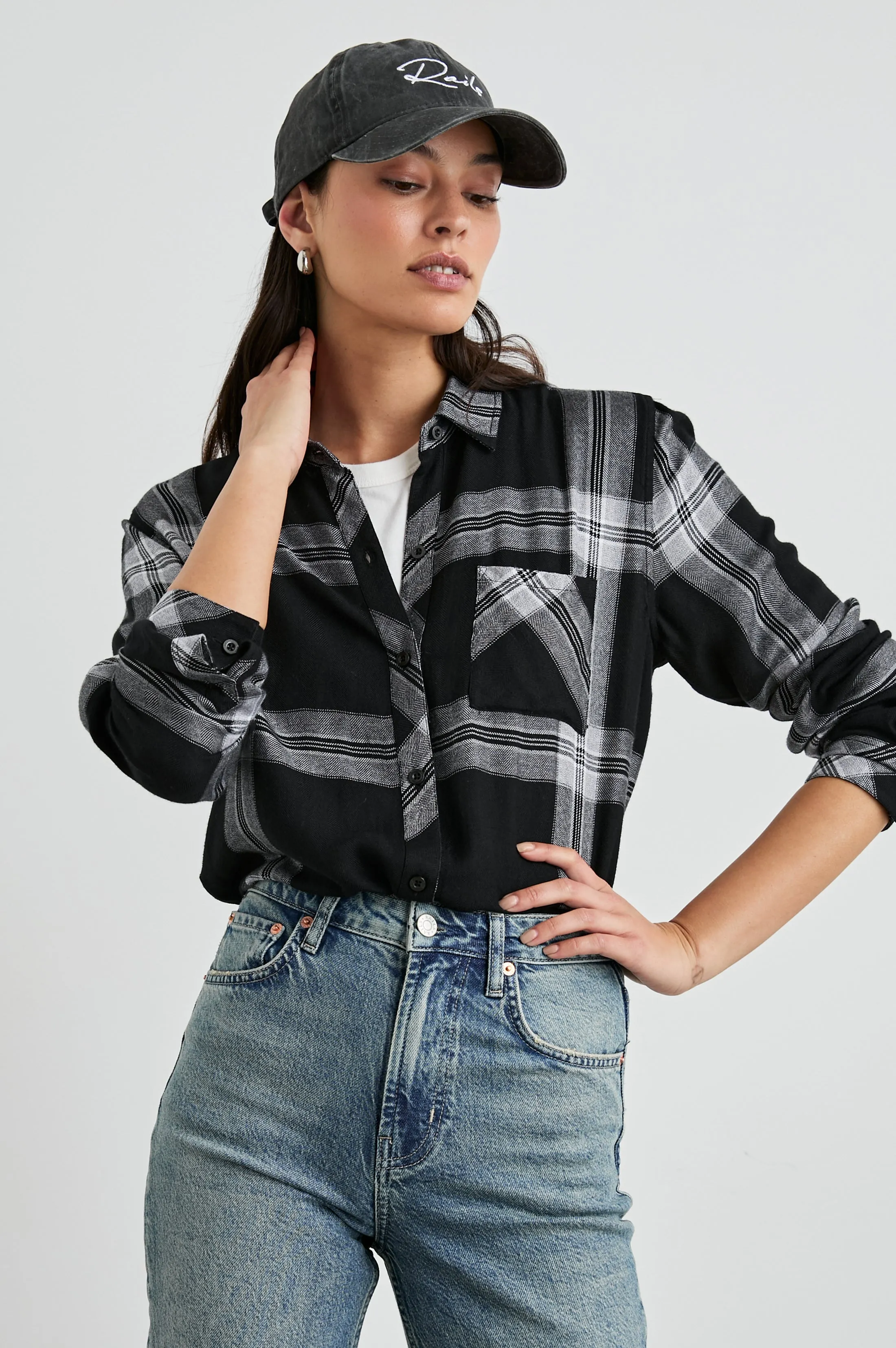 HUNTER SHIRT - BLACK CINDER sold by Rails