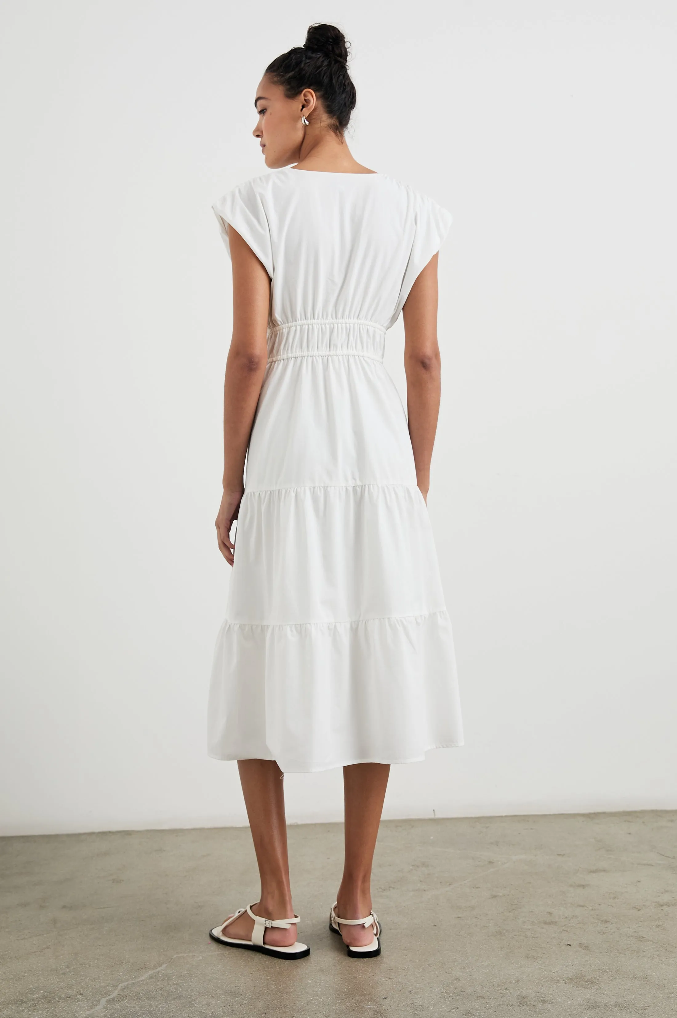 LUCIA DRESS - WHITE sold by Rails product image thumbnail 4