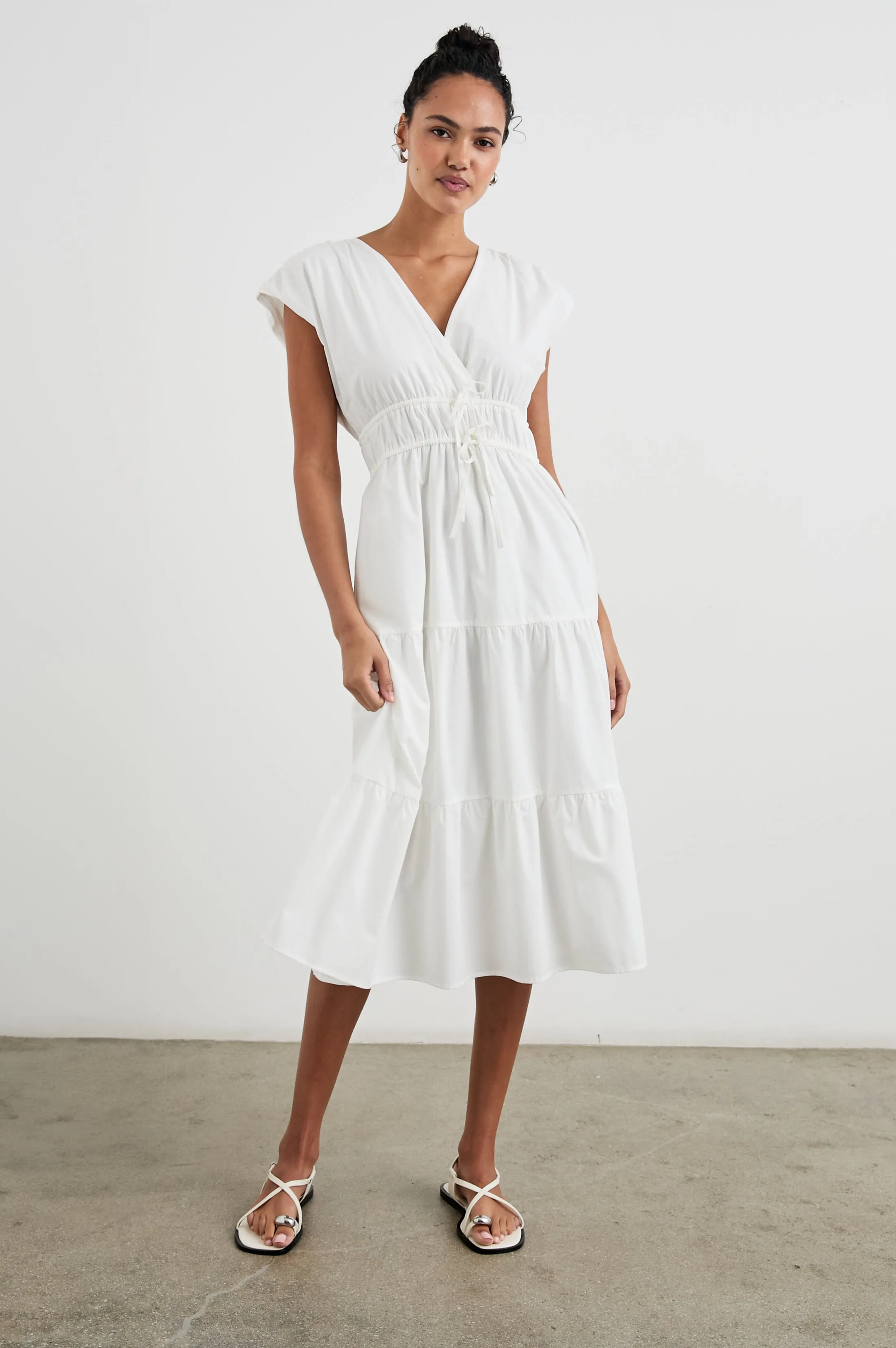 LUCIA DRESS - WHITE sold by Rails product image thumbnail 3