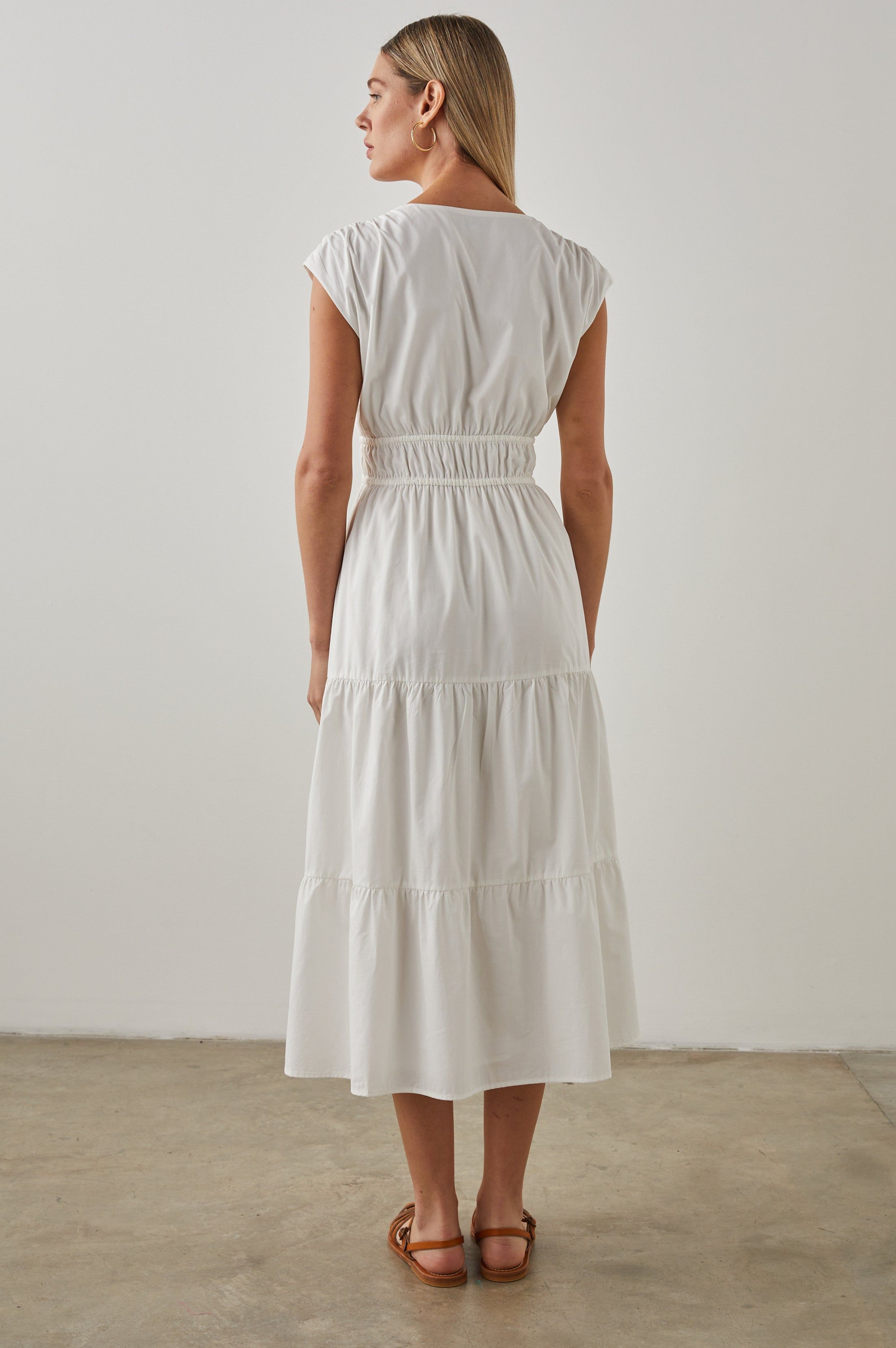 LUCIA DRESS - WHITE sold by Rails product image thumbnail 6