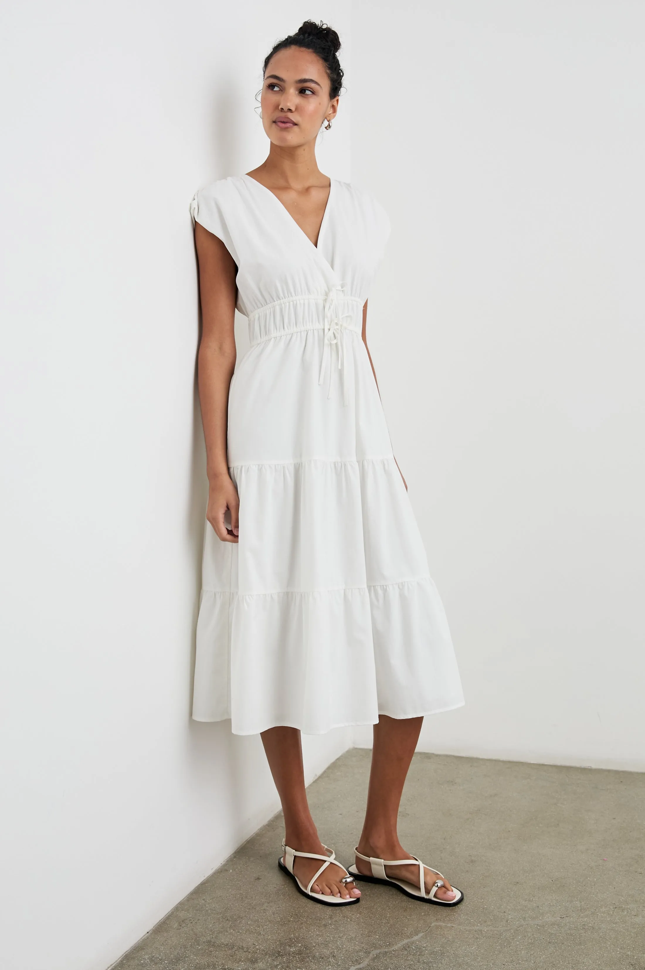 LUCIA DRESS - WHITE sold by Rails