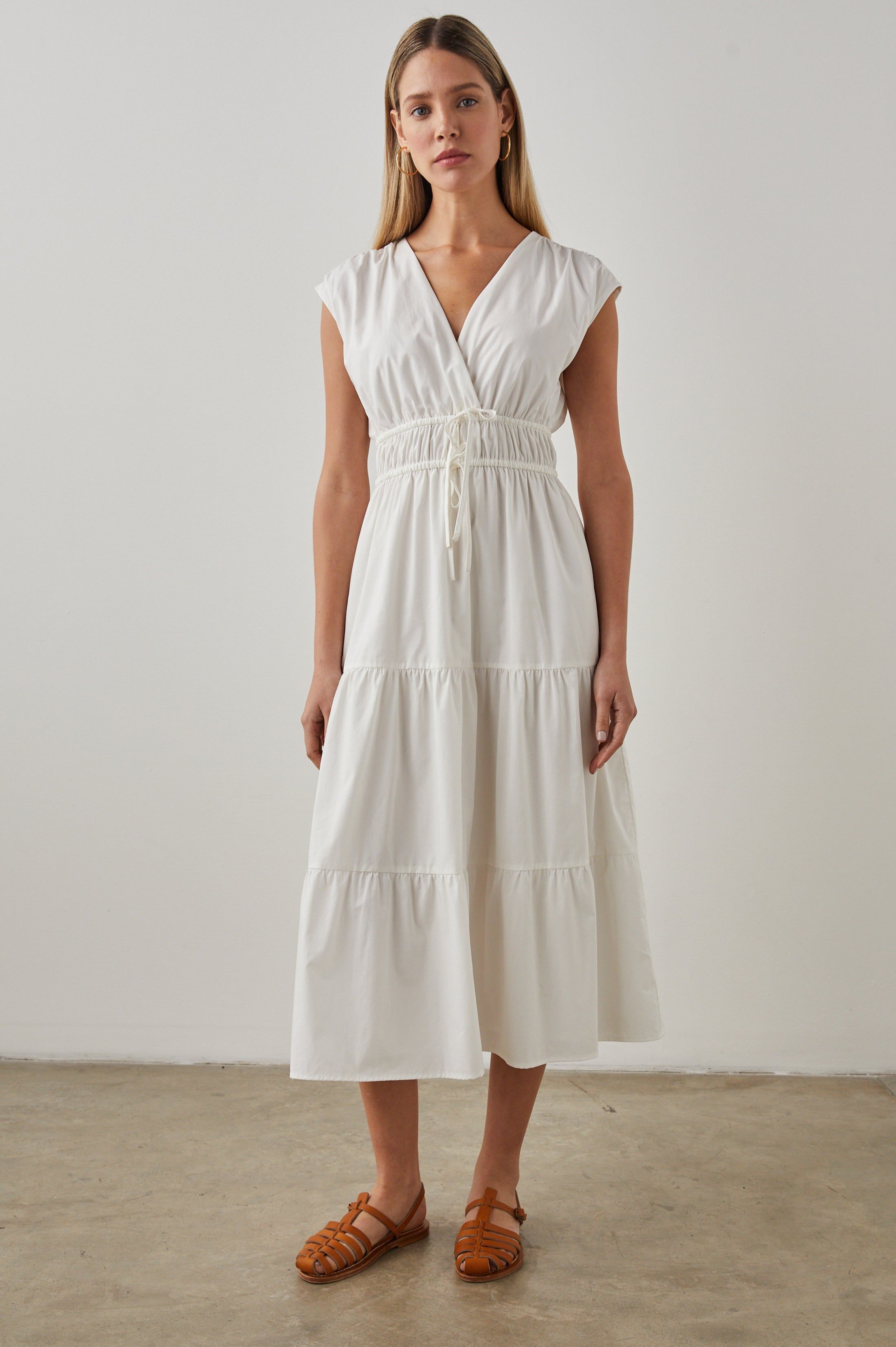 LUCIA DRESS - WHITE sold by Rails product image thumbnail 4