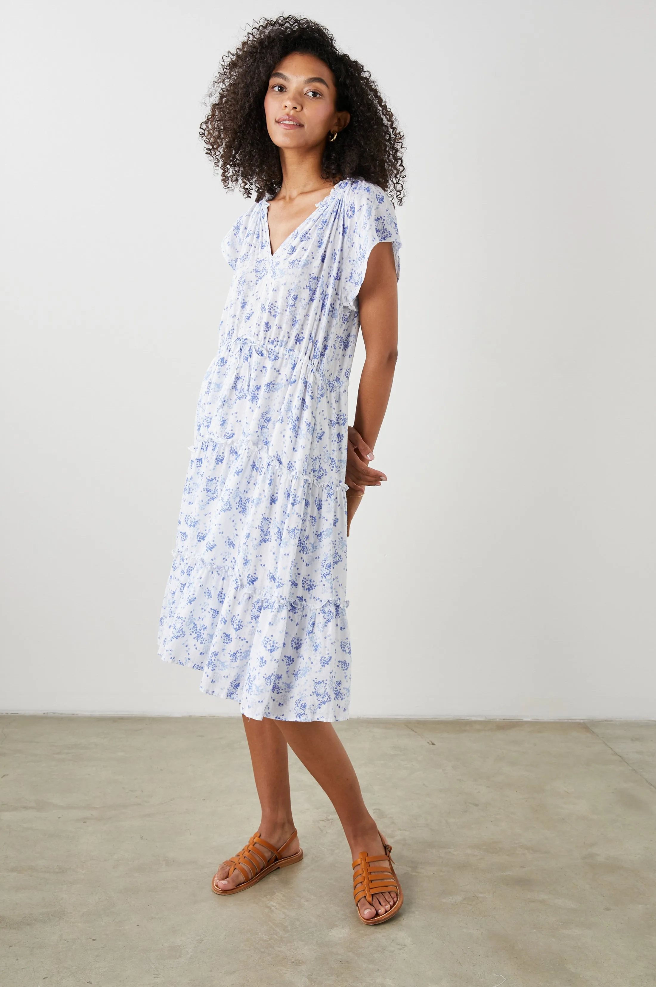 JUNI DRESS - BLUE BLOSSOMS sold by Rails product image thumbnail 3