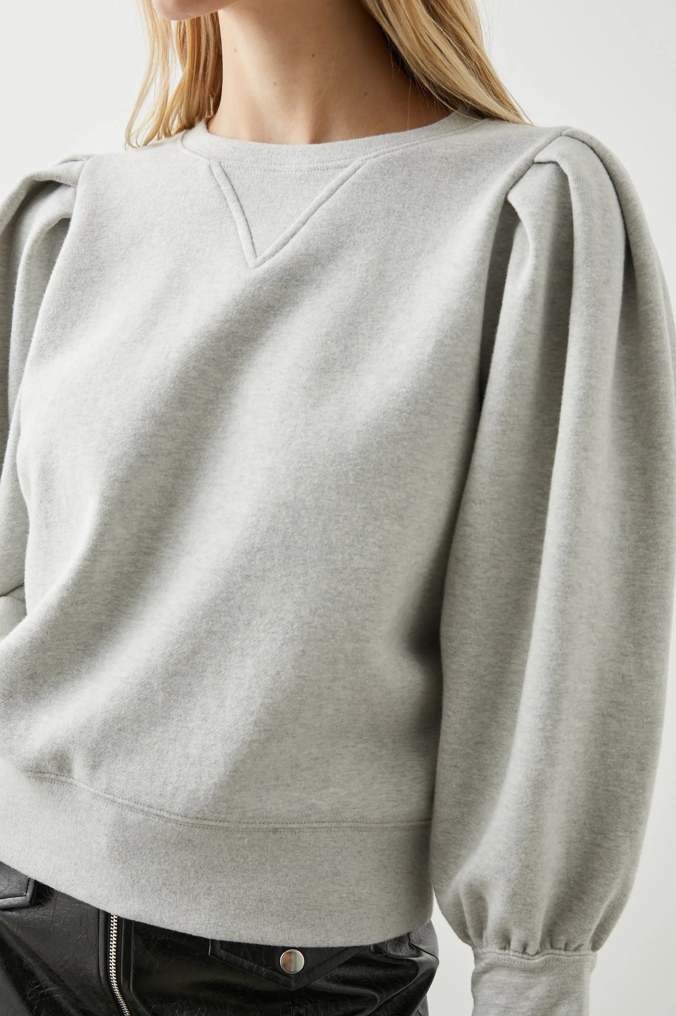 TIFFANY SWEATSHIRT - HEATHER GREY sold by Rails product image thumbnail 2