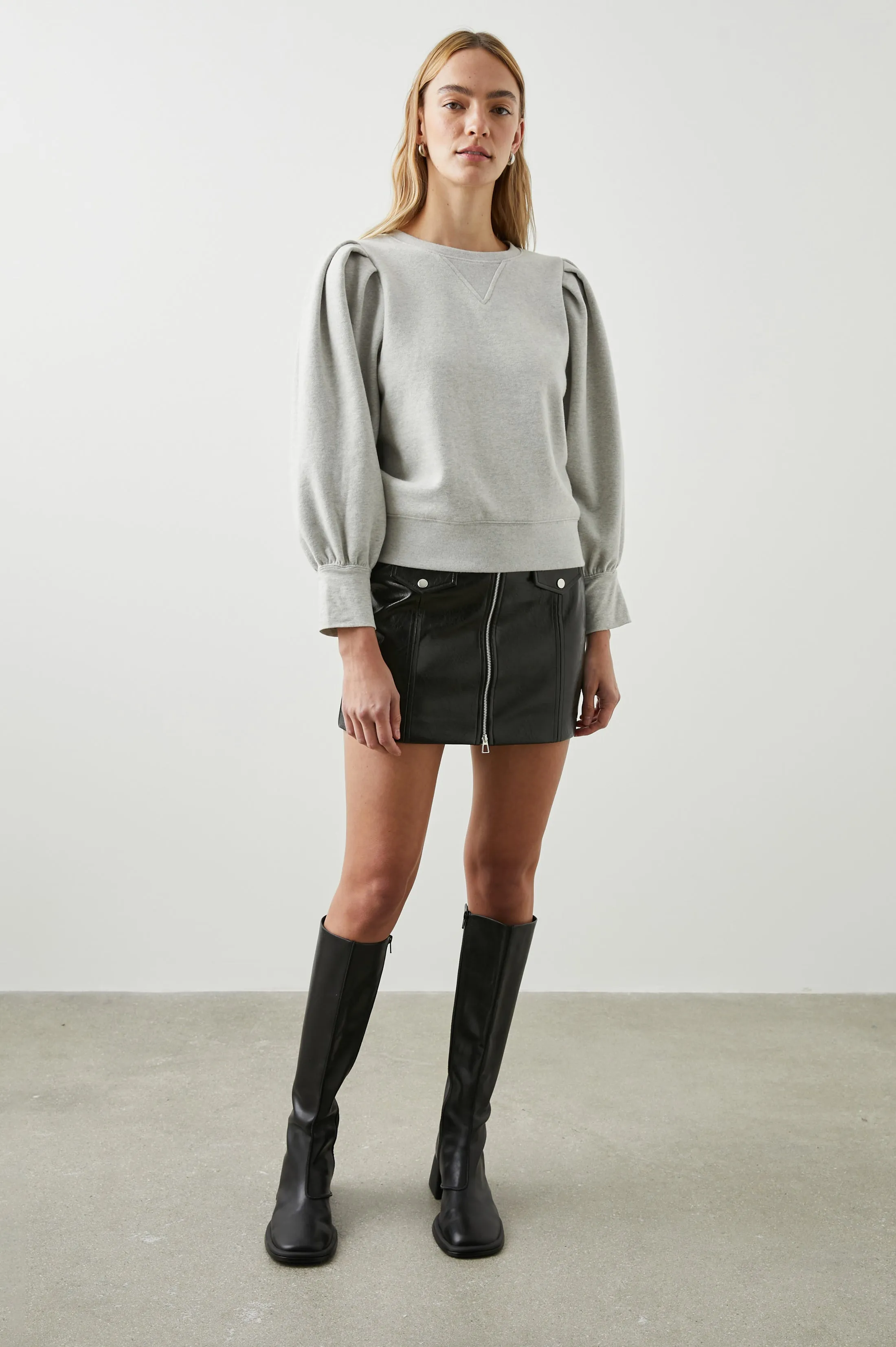 TIFFANY SWEATSHIRT - HEATHER GREY sold by Rails product image thumbnail 3
