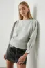 TIFFANY SWEATSHIRT - HEATHER GREY sold by Rails