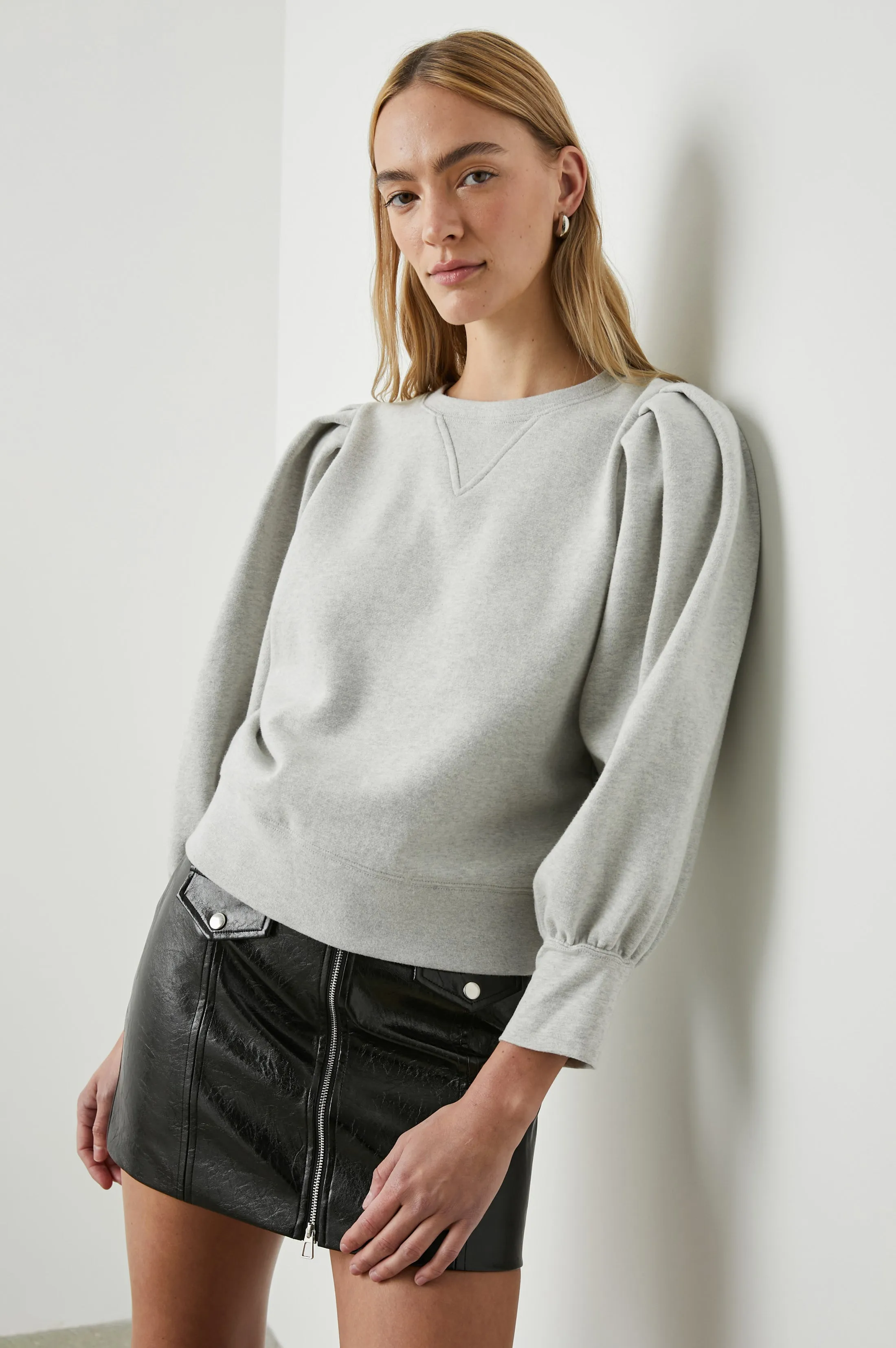 TIFFANY SWEATSHIRT - HEATHER GREY sold by Rails product image thumbnail 4