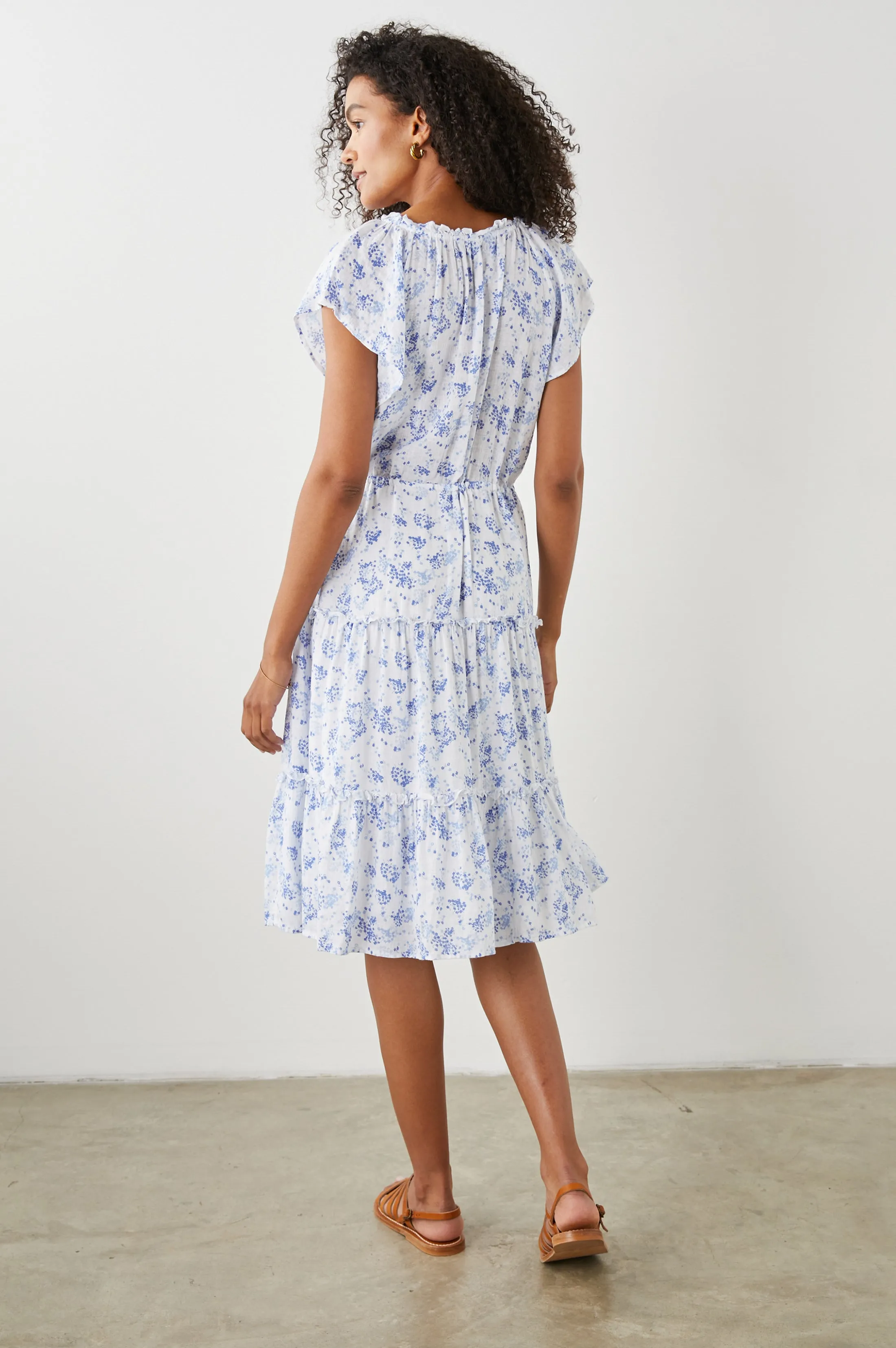 JUNI DRESS - BLUE BLOSSOMS sold by Rails product image thumbnail 4