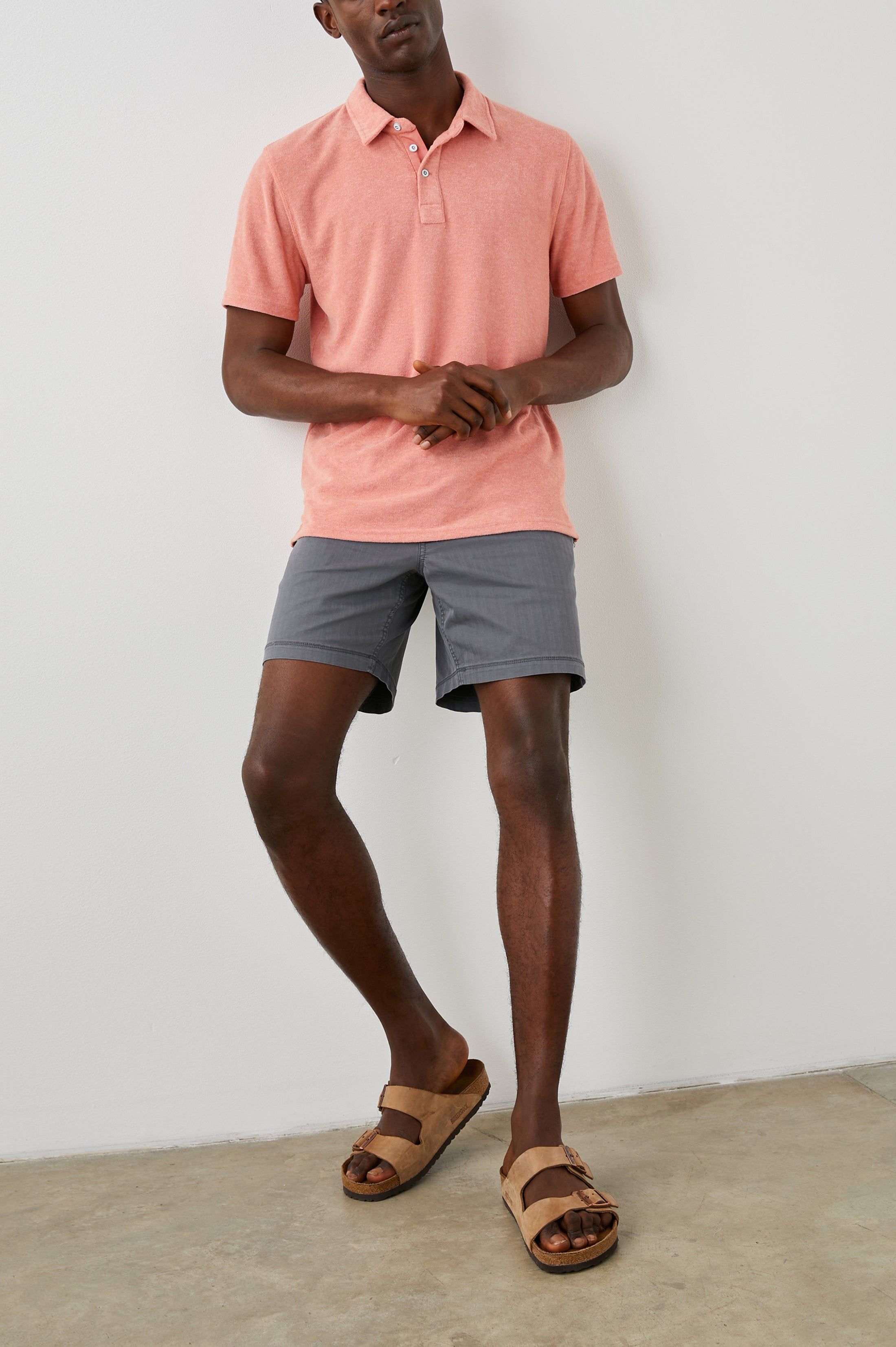 RHEN POLO SHIRT - DRAGON FRUIT sold by Rails