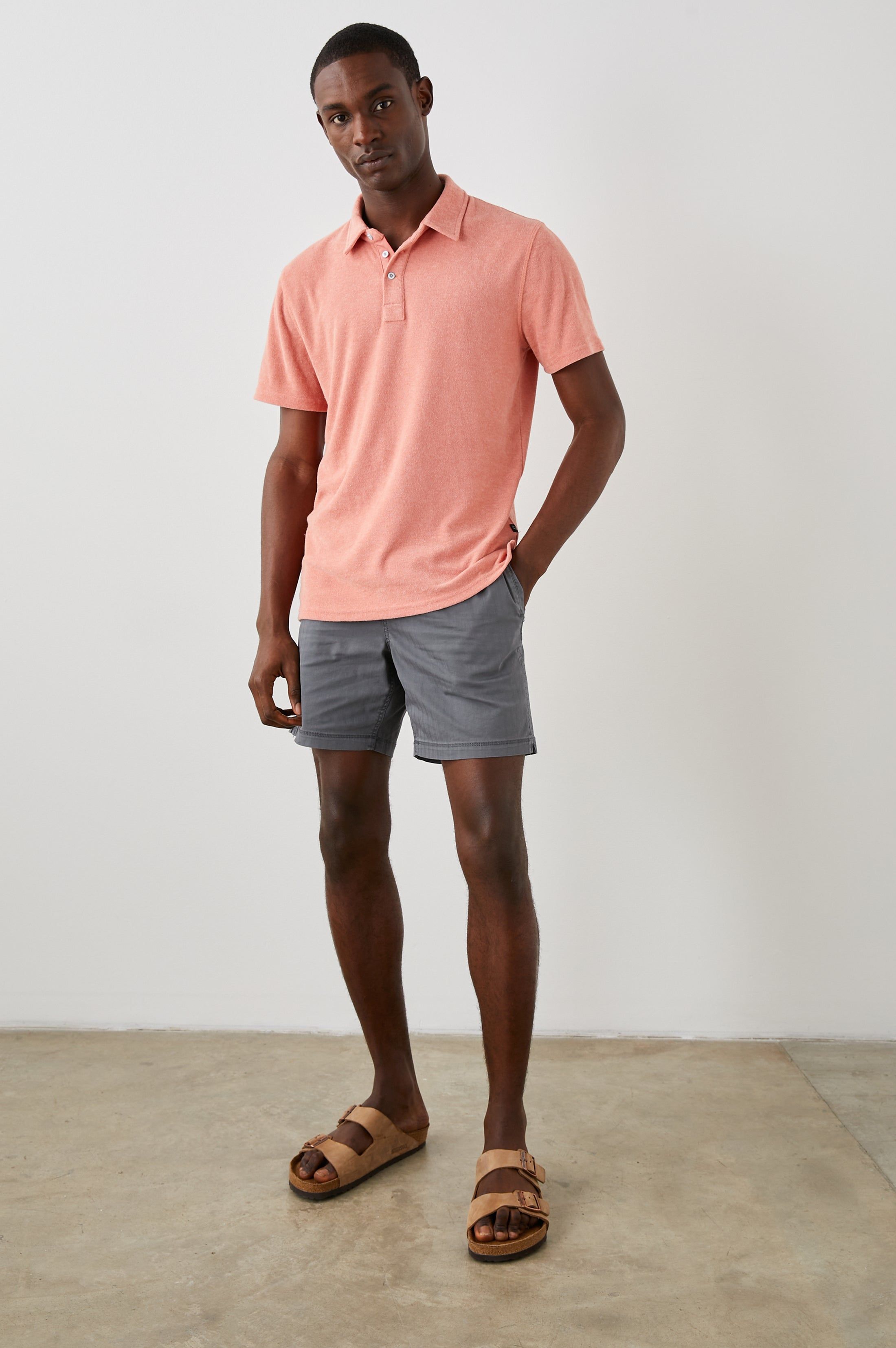 RHEN POLO SHIRT - DRAGON FRUIT sold by Rails product image thumbnail 4