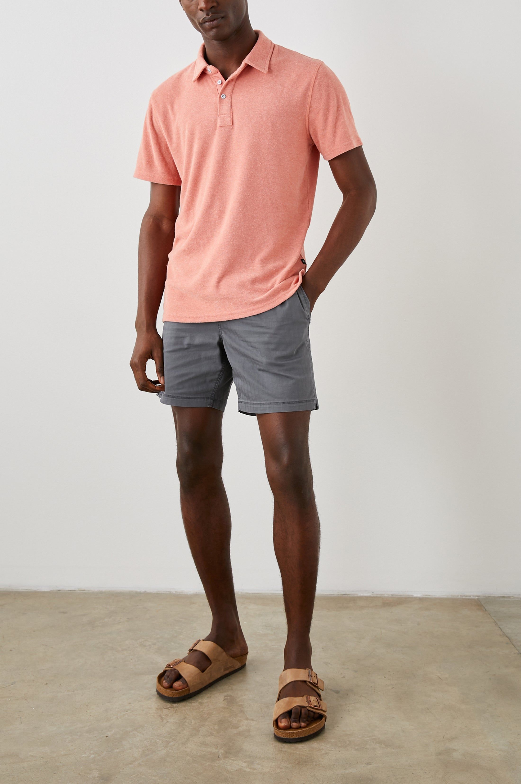 RHEN POLO SHIRT - DRAGON FRUIT sold by Rails product image thumbnail 3