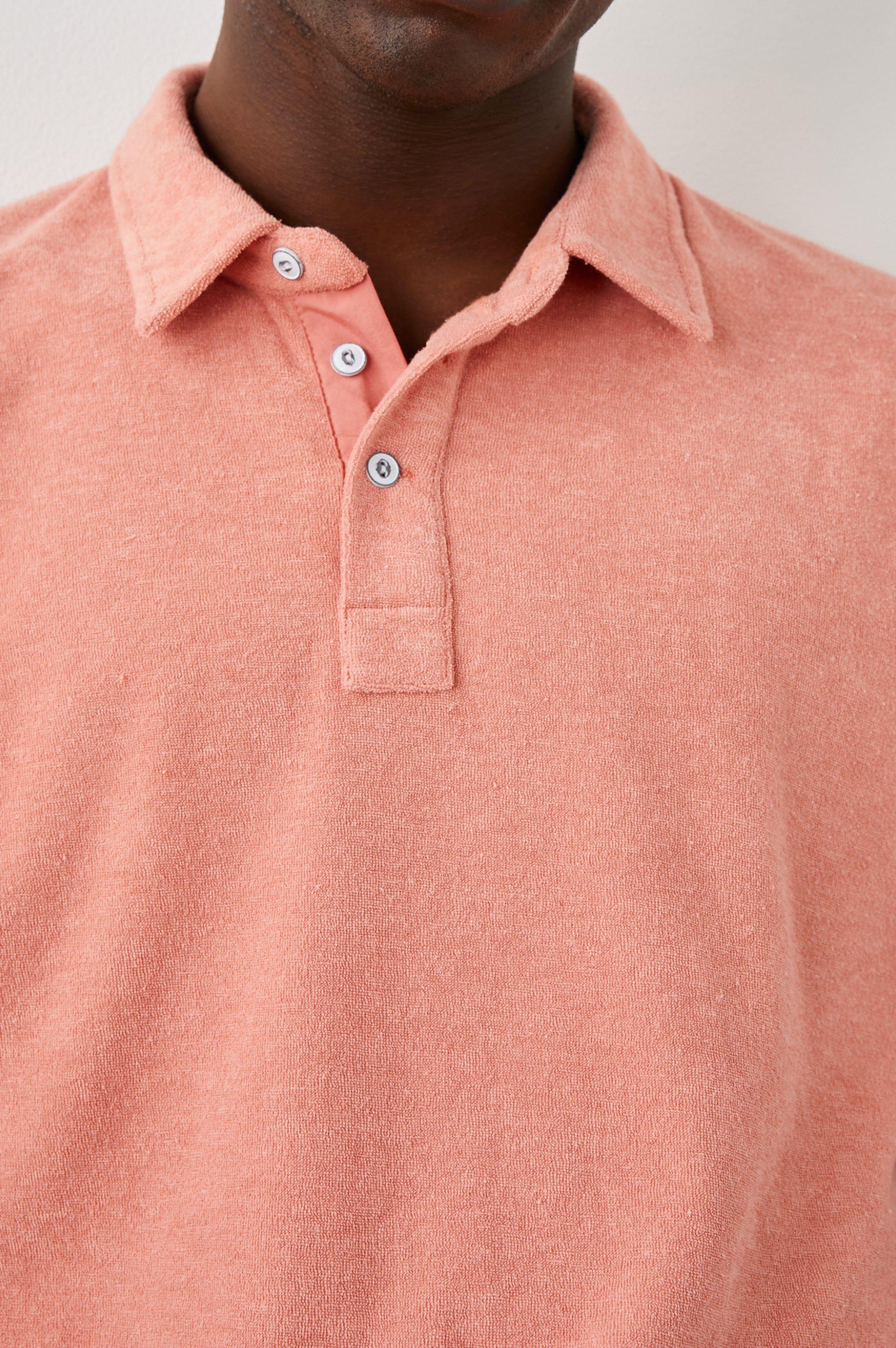 RHEN POLO SHIRT - DRAGON FRUIT sold by Rails product image thumbnail 2