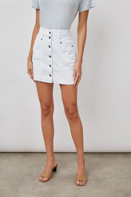 CANYON SKIRT - SALT WHITE sold by Rails