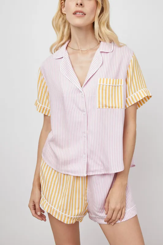 DARCIE PAJAMA SET - MIXED MELON STRIPE sold by Rails
