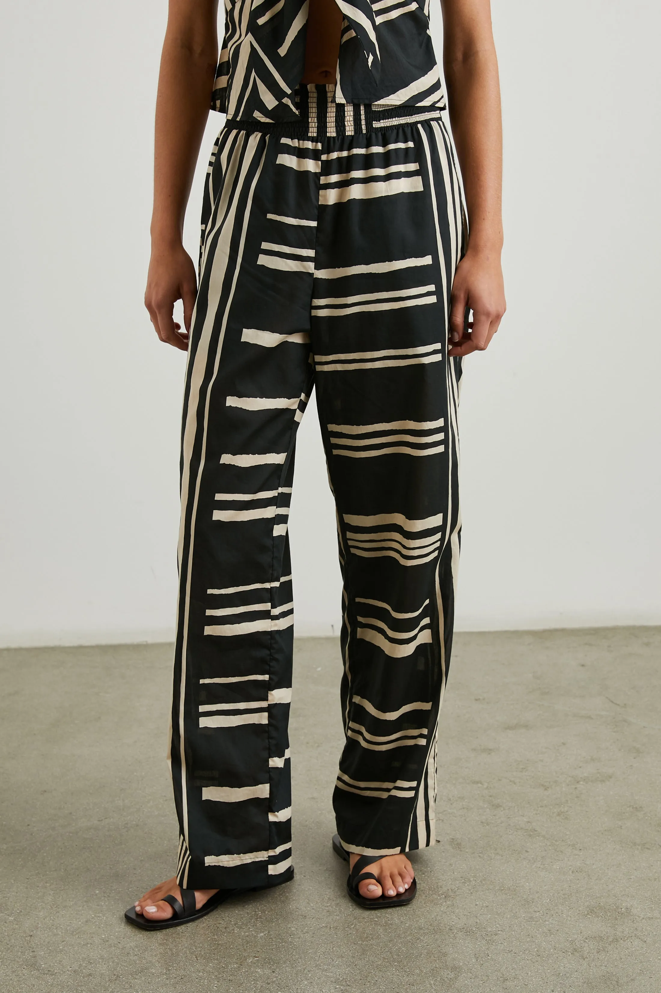 BRENDON PANT - ISLAND STRIPE sold by Rails