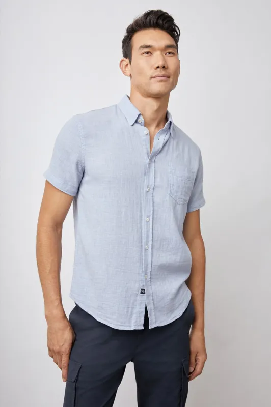 FAIRFAX SHIRT - BLUE MELANGE sold by Rails