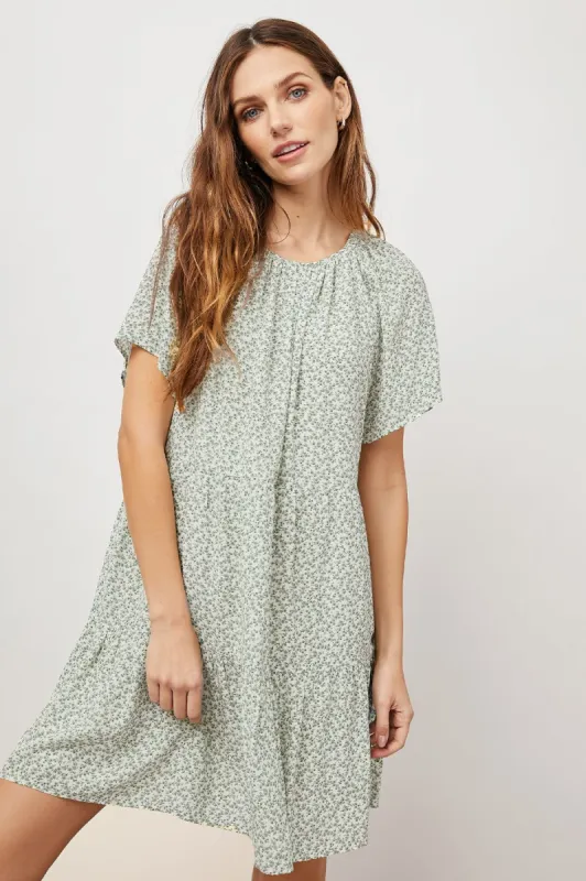 CLARISSA DRESS - GREEN GARDEN sold by Rails