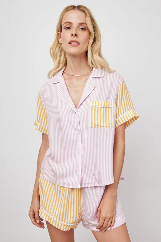 DARCIE PAJAMA SET - MIXED MELON STRIPE sold by Rails