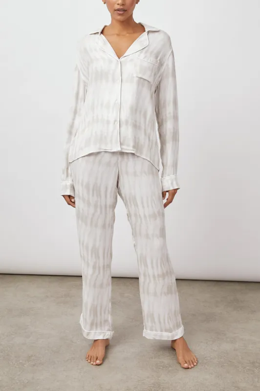 CLARA PAJAMA SET - IVORY CREAM TIDE sold by Rails