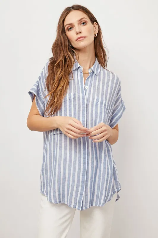 CITO SHIRT - RHONE STRIPE sold by Rails