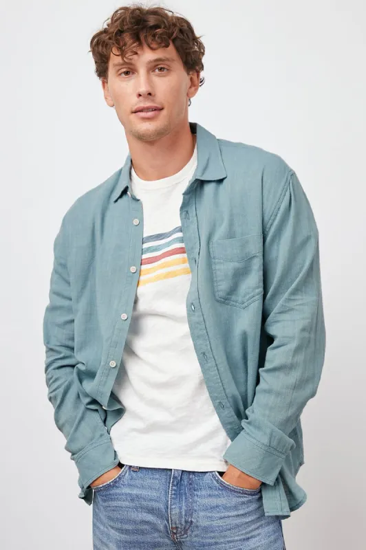 WYATT SHIRT - SEA GREEN sold by Rails