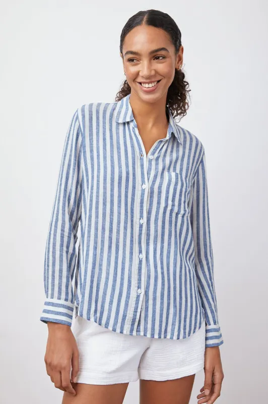 CHARLI SHIRT - ECHO STRIPE sold by Rails