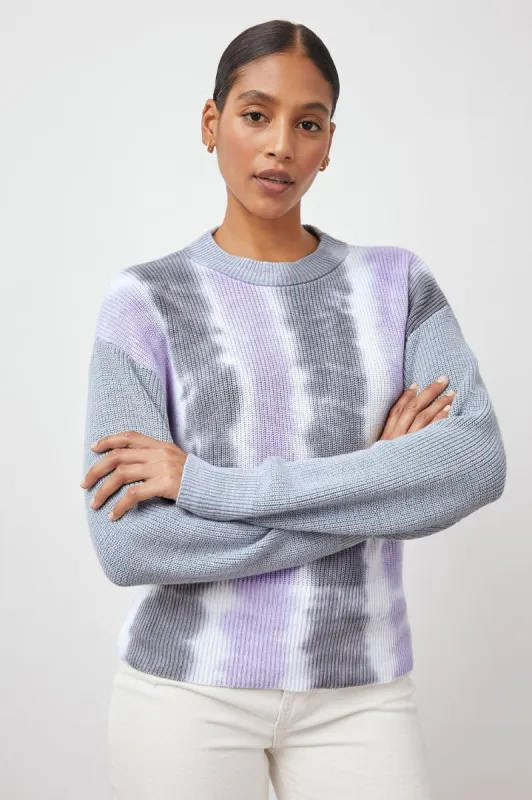KARIS SWEATER - AQUA TIE DYE made by Rails