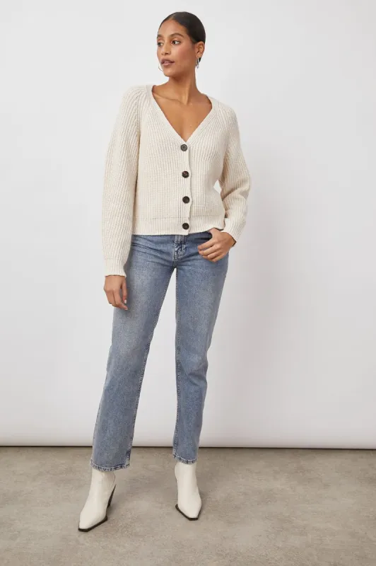 JOSIE CARDIGAN - HEATHER TAUPE sold by Rails