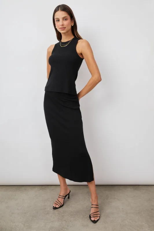 ANGIE SKIRT - BLACK sold by Rails