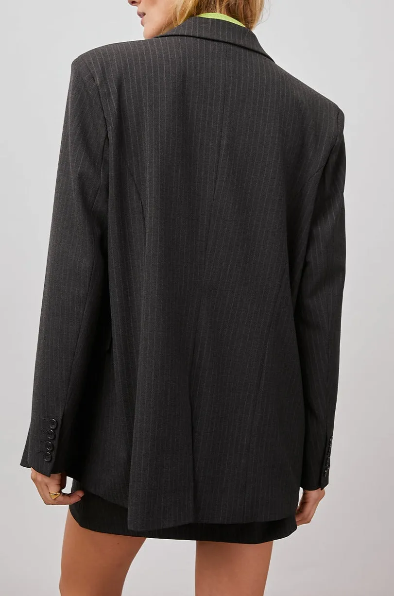JAC BLAZER - CHARCOAL PINSTRIPE sold by Rails product image thumbnail 3