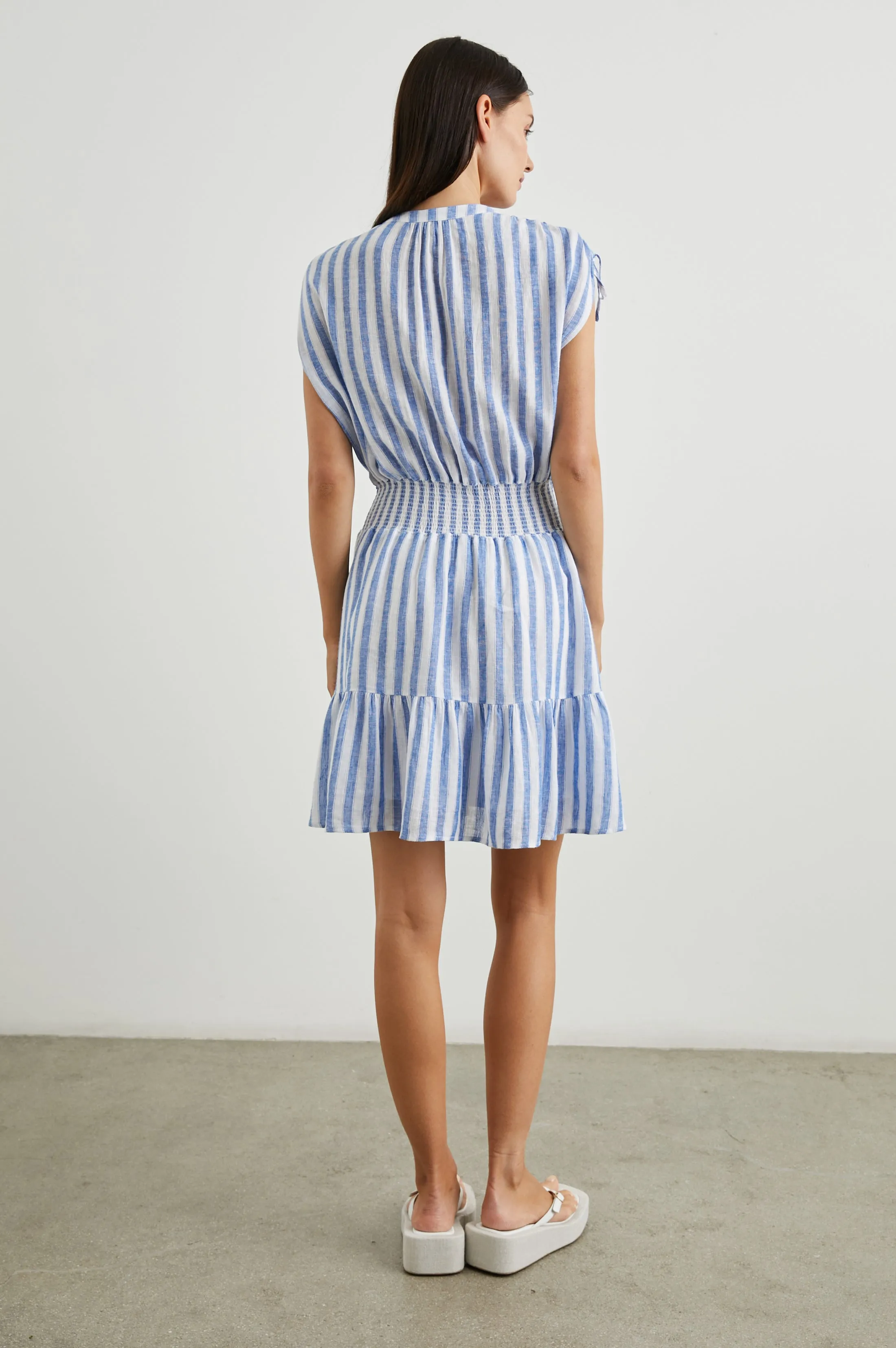 SAMINA DRESS - CASABLANCA STRIPE sold by Rails product image thumbnail 5