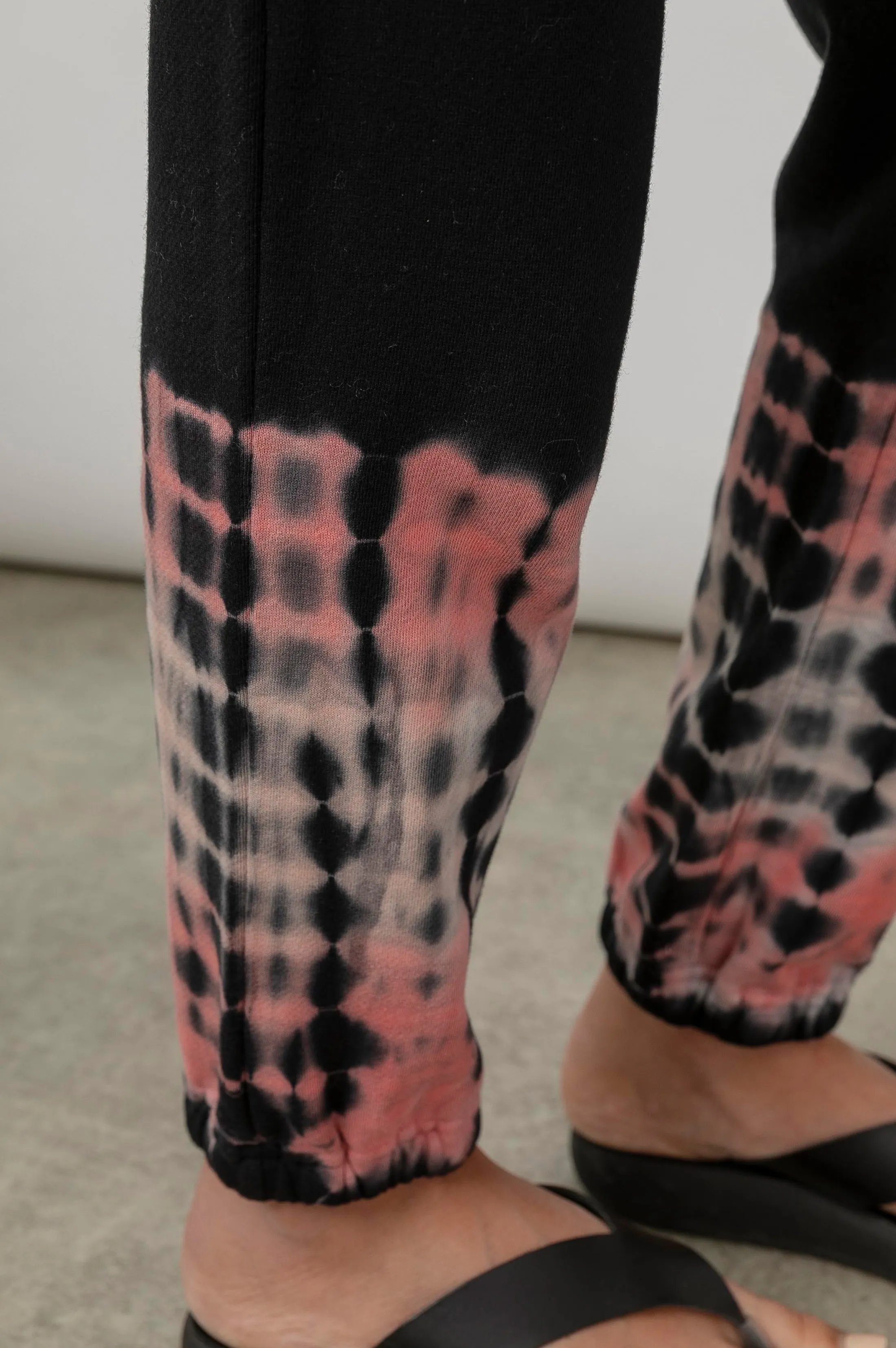 KINGSTON SWEATPANT - BLACK PETAL TIE DYE sold by Rails product image thumbnail 4
