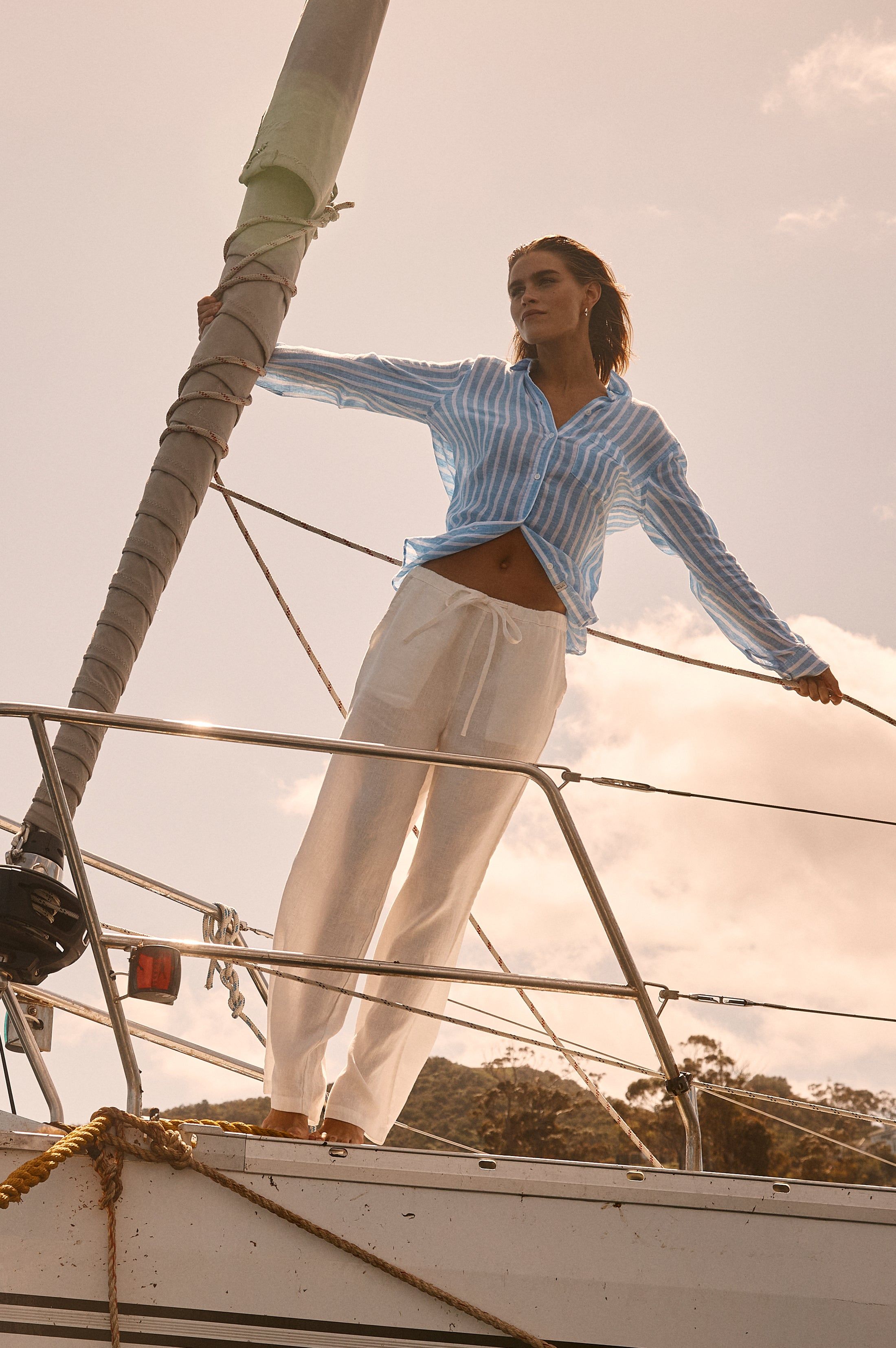 EMMIE PANT - WHITE sold by Rails product image thumbnail 2