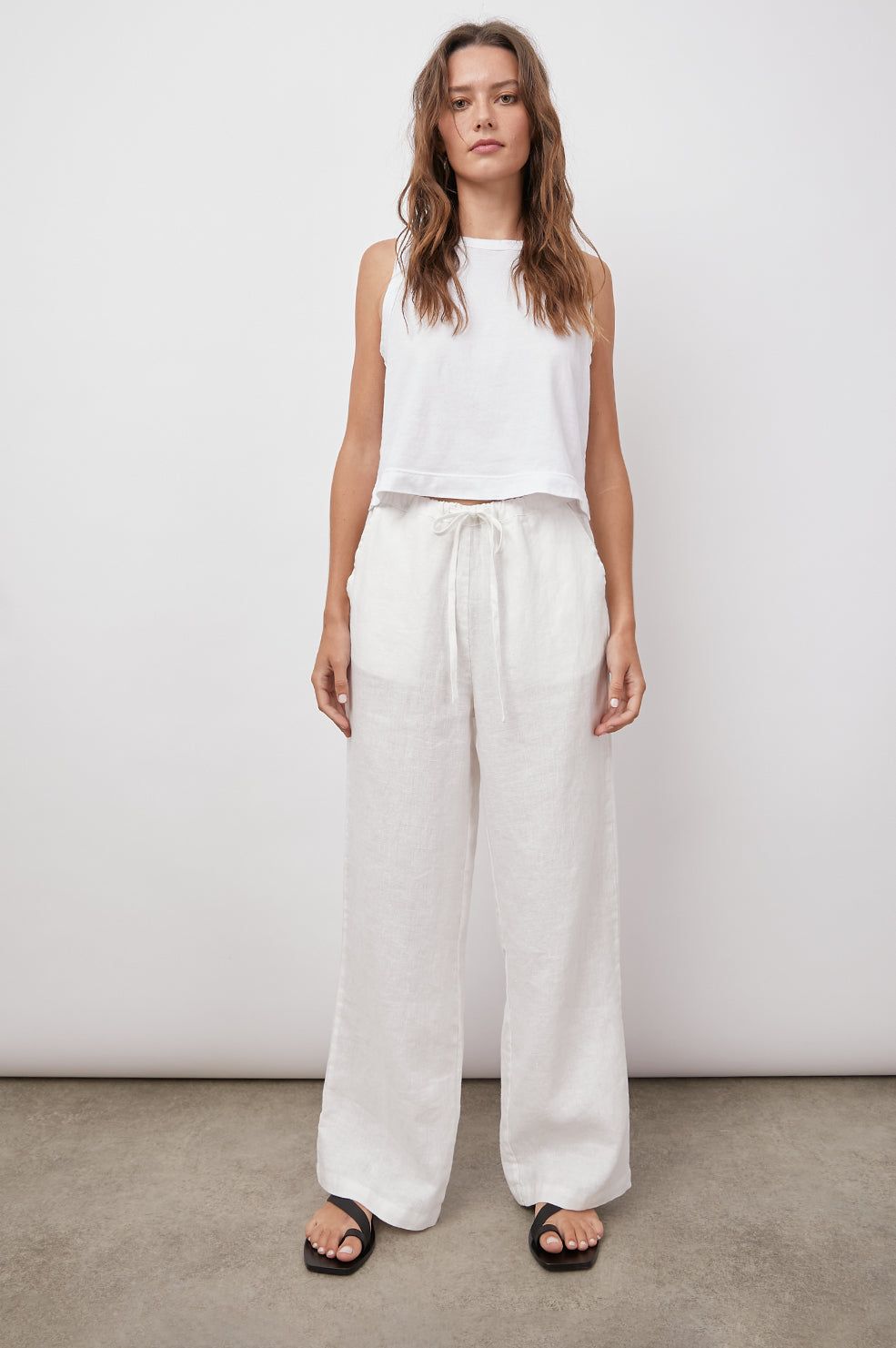 EMMIE PANT - WHITE sold by Rails product image thumbnail 4