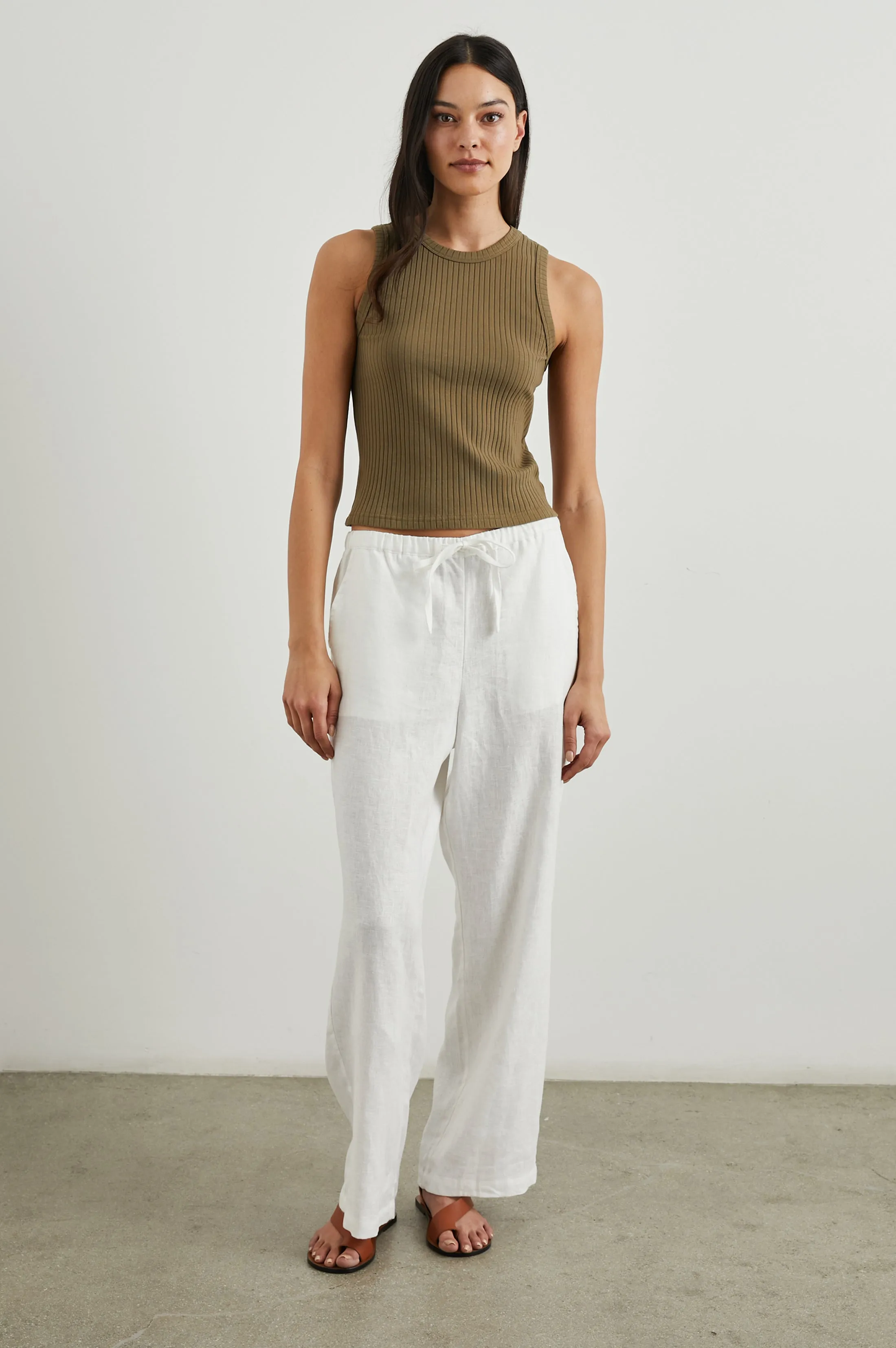 EMMIE PANT - WHITE sold by Rails product image thumbnail 4