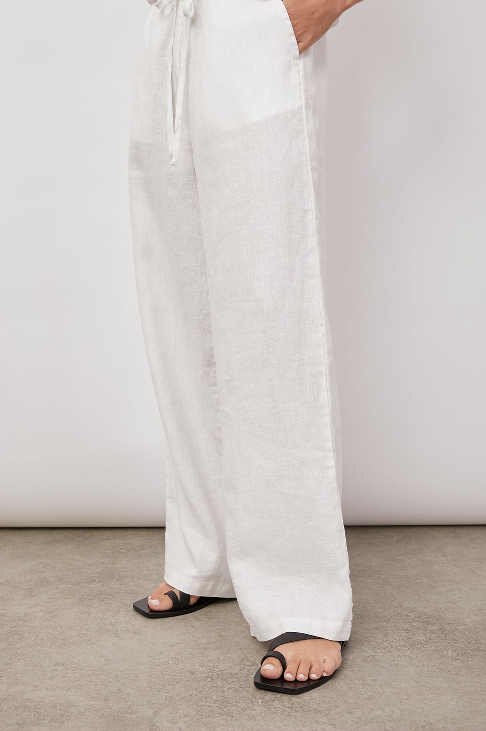 EMMIE PANT - WHITE sold by Rails product image thumbnail 5