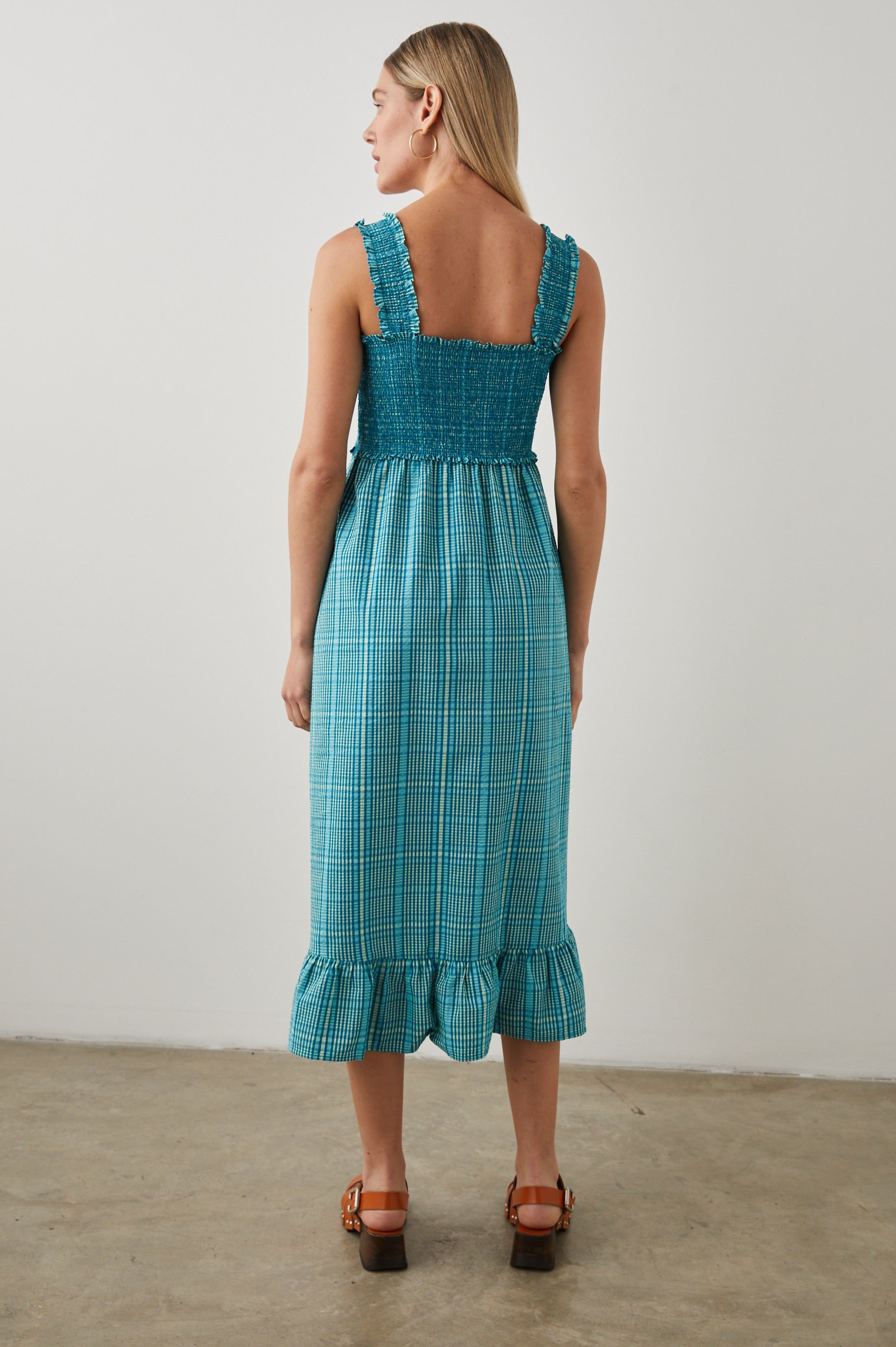 RUMI DRESS - AUGUSTA MINI CHECK sold by Rails product image thumbnail 4