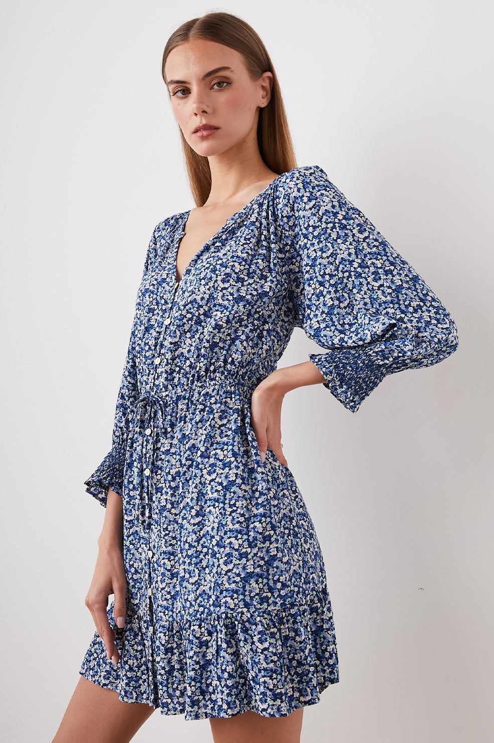 ELIZA DRESS - ICE CHRYSANTHEMUM sold by Rails product image thumbnail 3