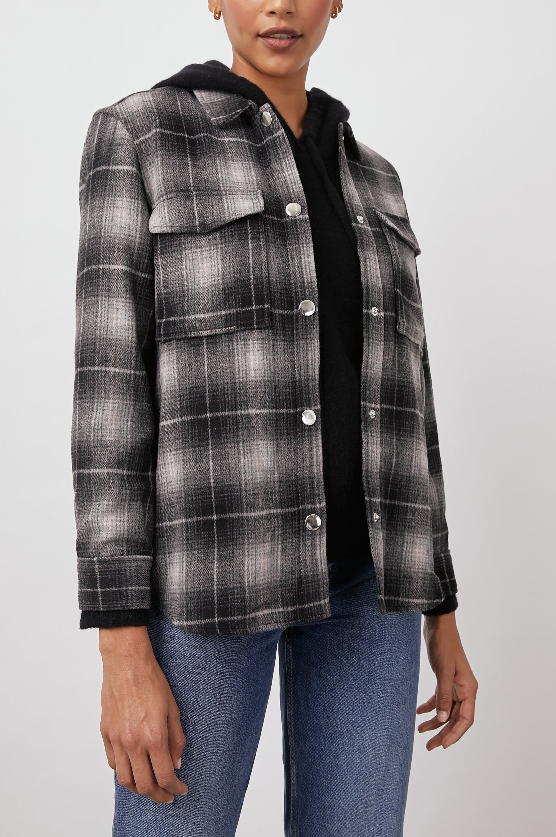 TURNER SHIRT JACKET - ASH PEARL sold by Rails