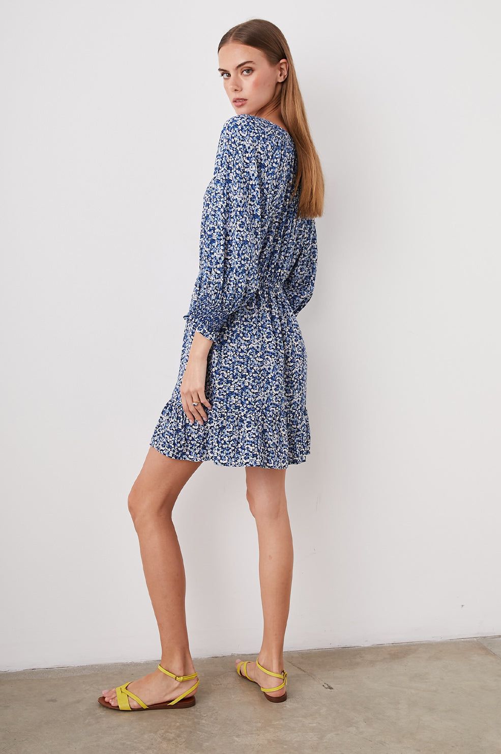 ELIZA DRESS - ICE CHRYSANTHEMUM sold by Rails product image thumbnail 6