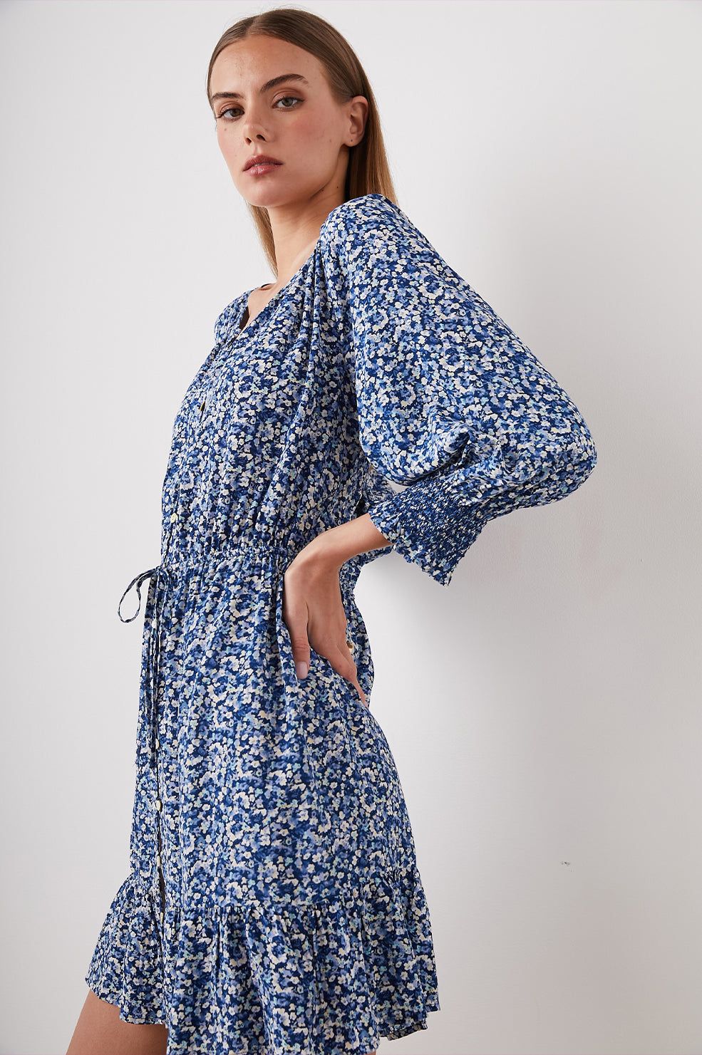 ELIZA DRESS - ICE CHRYSANTHEMUM sold by Rails product image thumbnail 4