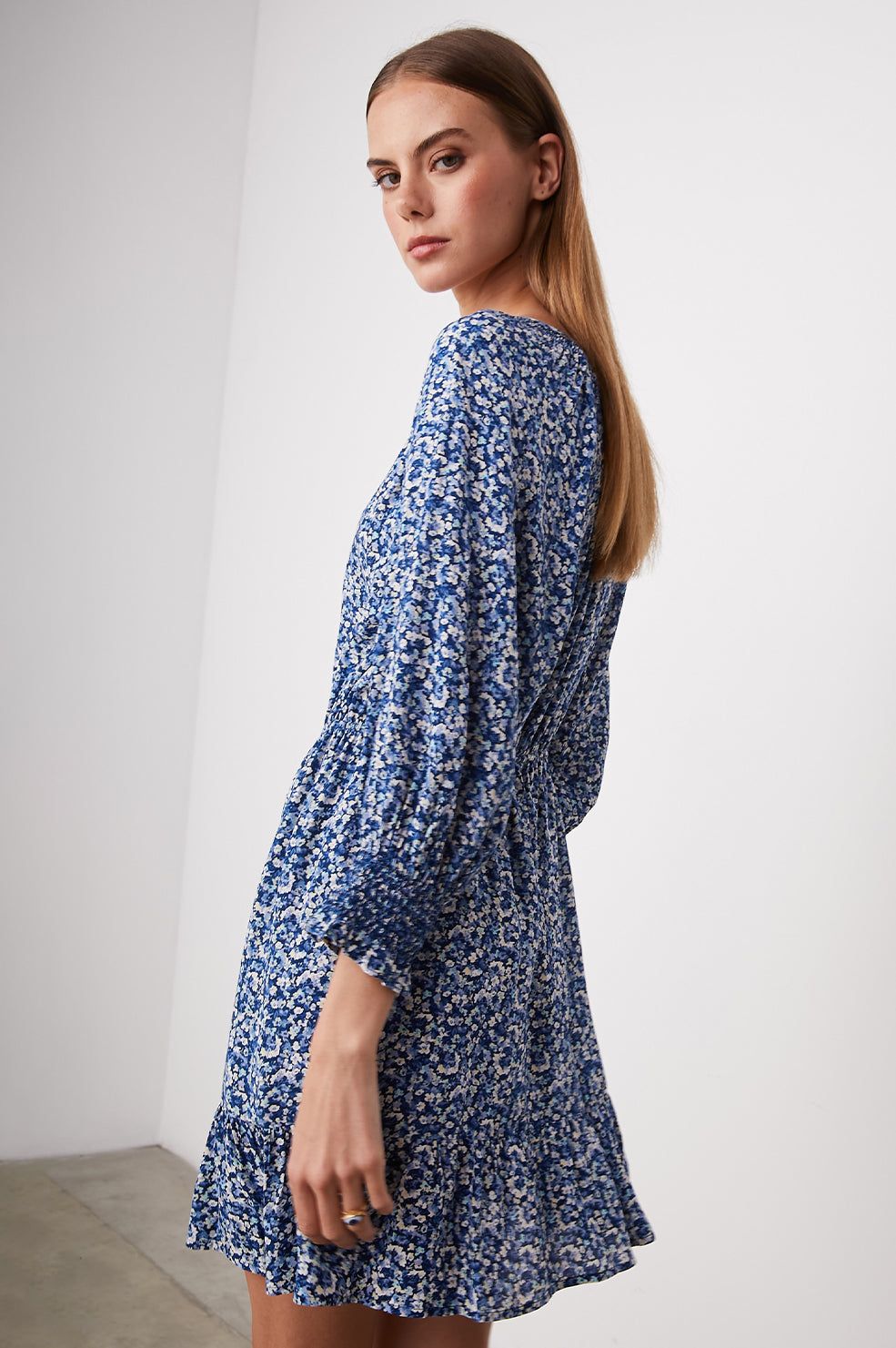 ELIZA DRESS - ICE CHRYSANTHEMUM sold by Rails product image thumbnail 5