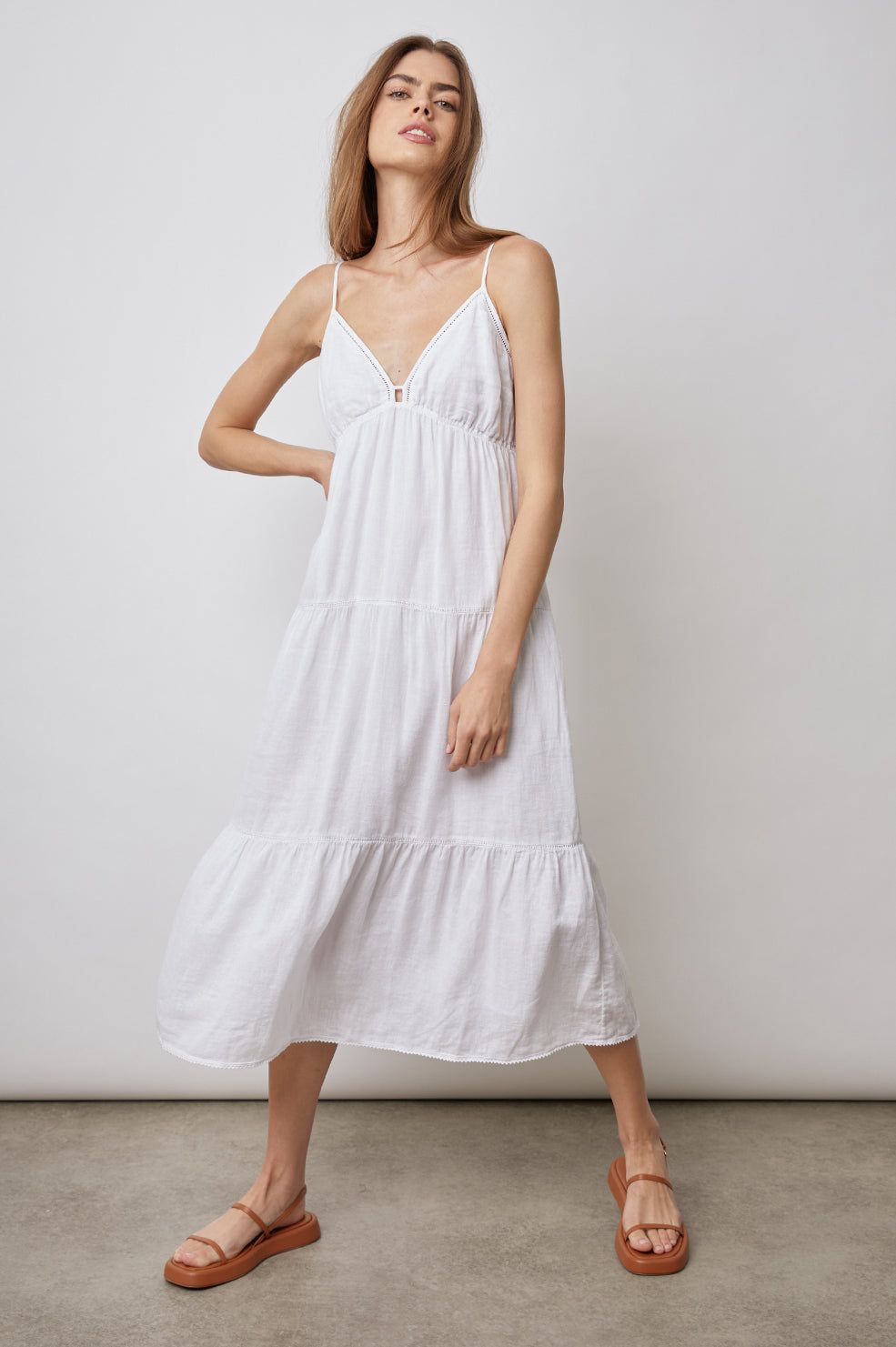 AVRIL DRESS - WHITE LACE DETAIL sold by Rails product image thumbnail 3