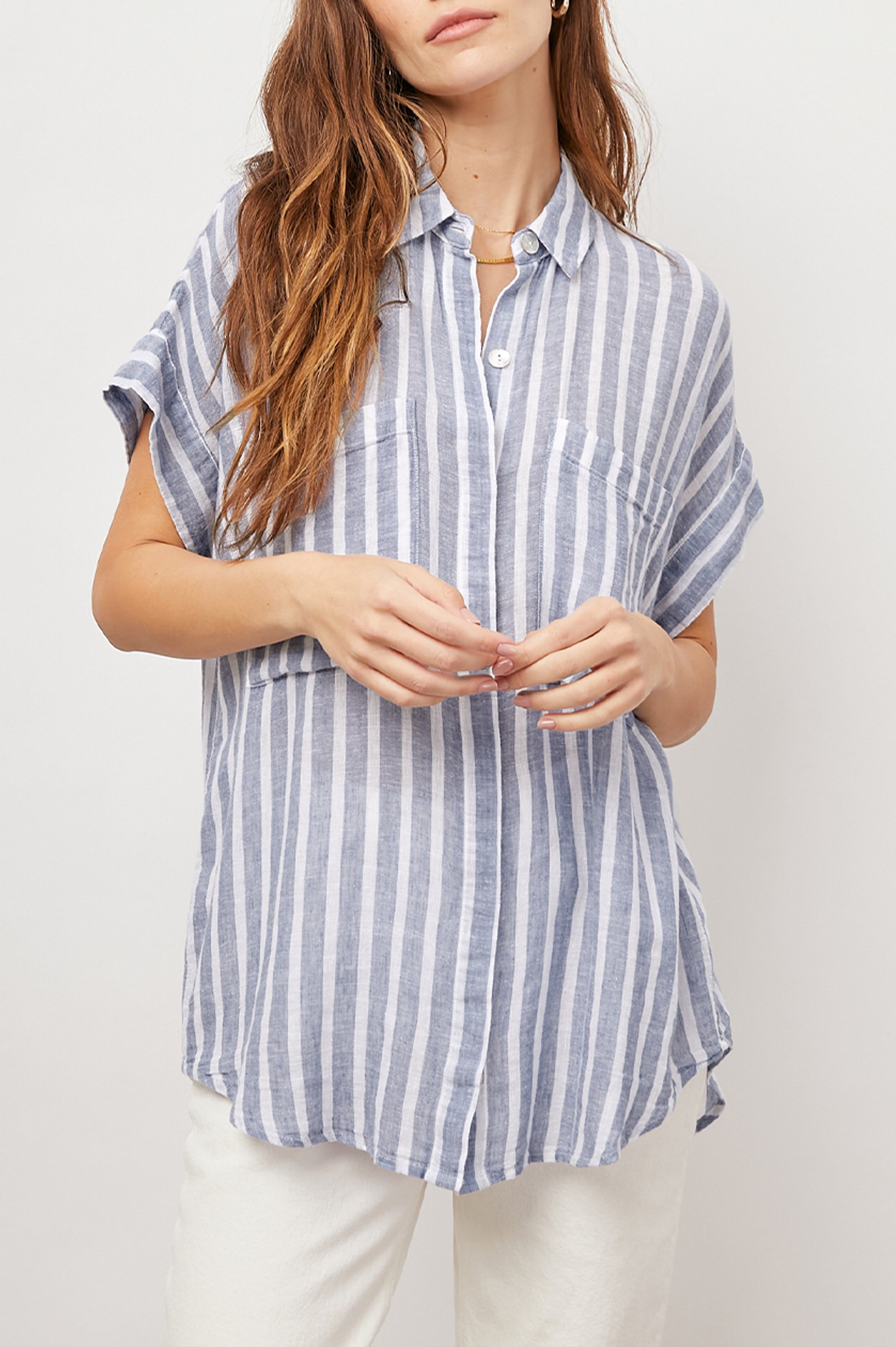 CITO SHIRT - RHONE STRIPE sold by Rails